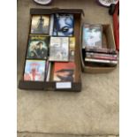 AN ASSORTMENT OF VARIOUS DVDS