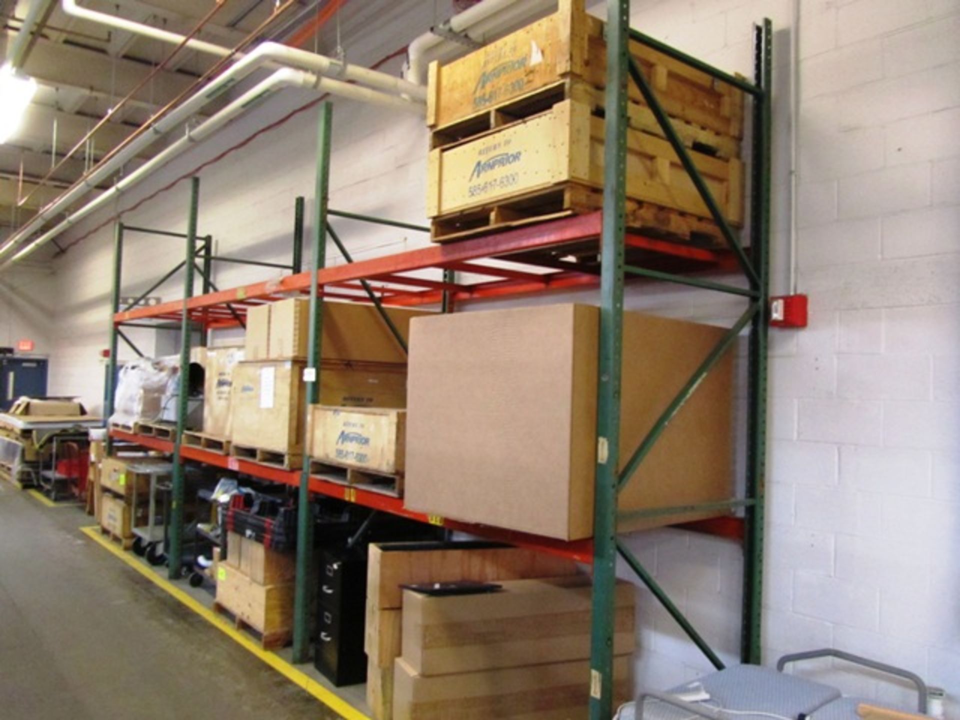 3 Sections of Pallet Racking (no contents)