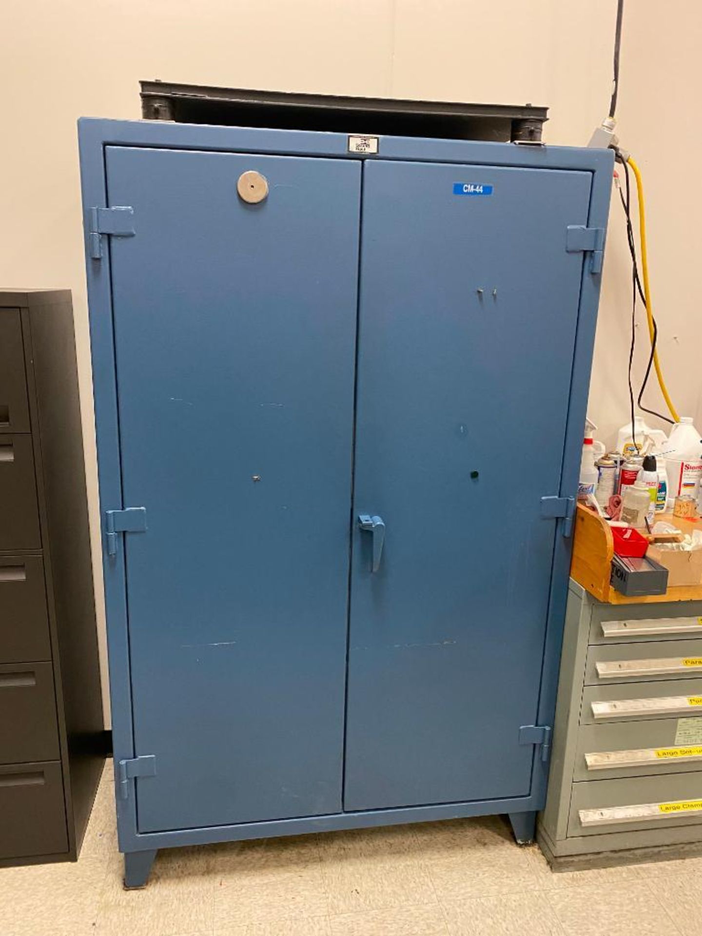 Heavy Duty Cabinet with Contents