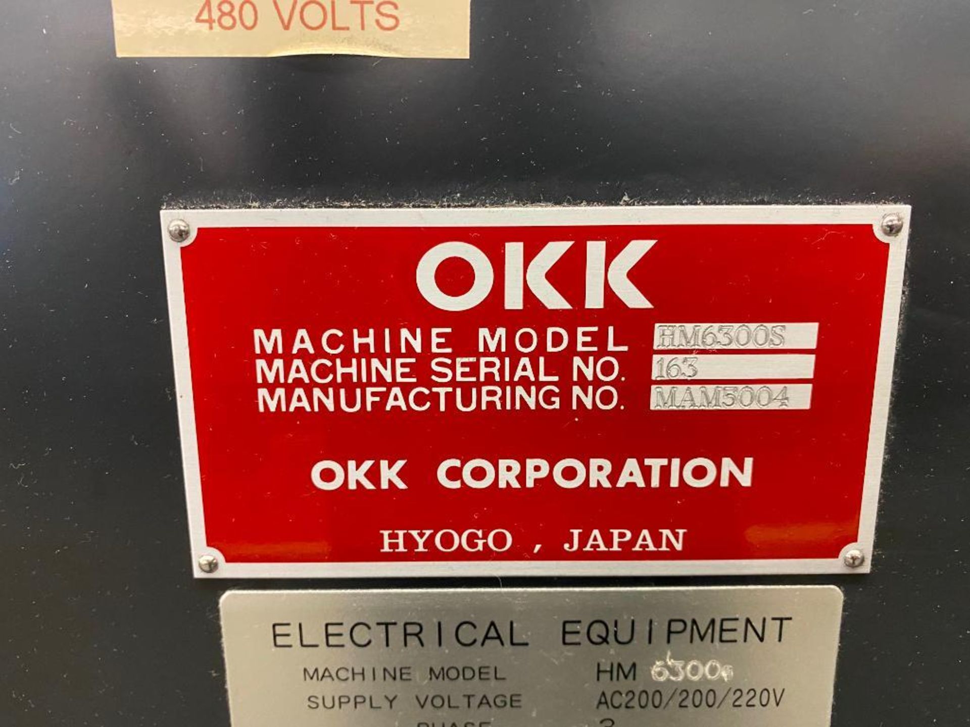 OKK HM6300S CNC Horizontal Machining Center - Image 7 of 7