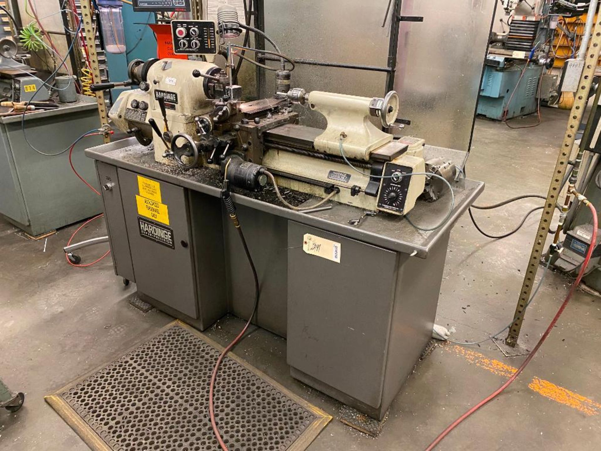 Hardinge HLV-H Super Precision Dovetail Bed Tool Lathe