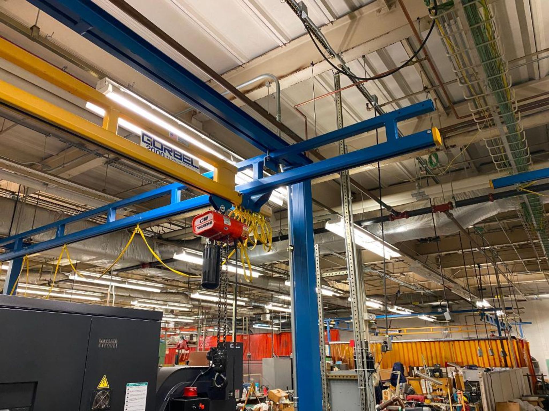 Gorbel 19' x 19' 2,000lb Capacity Bridge Crane with 8' Under Hook - Image 2 of 2