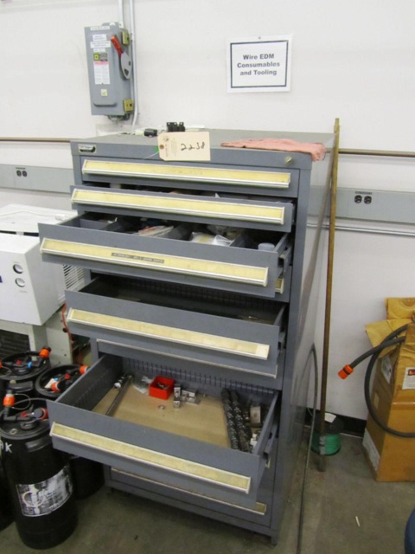 Vidmar Cabinet with FX-EDM Tooling & Accessories