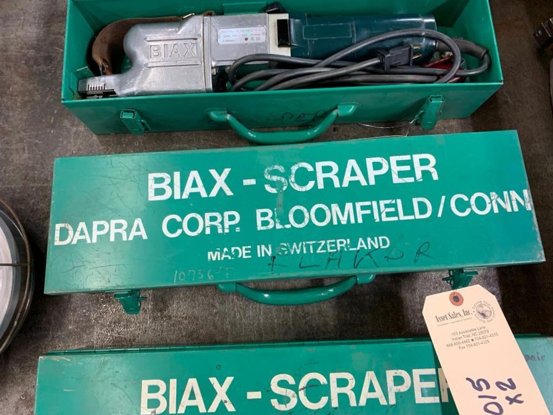 (1) Dapra Corp. Type 7ELM Biax Scraper & (1) Dapra Corp. Type 8ELM Biax Scraper - Image 3 of 4