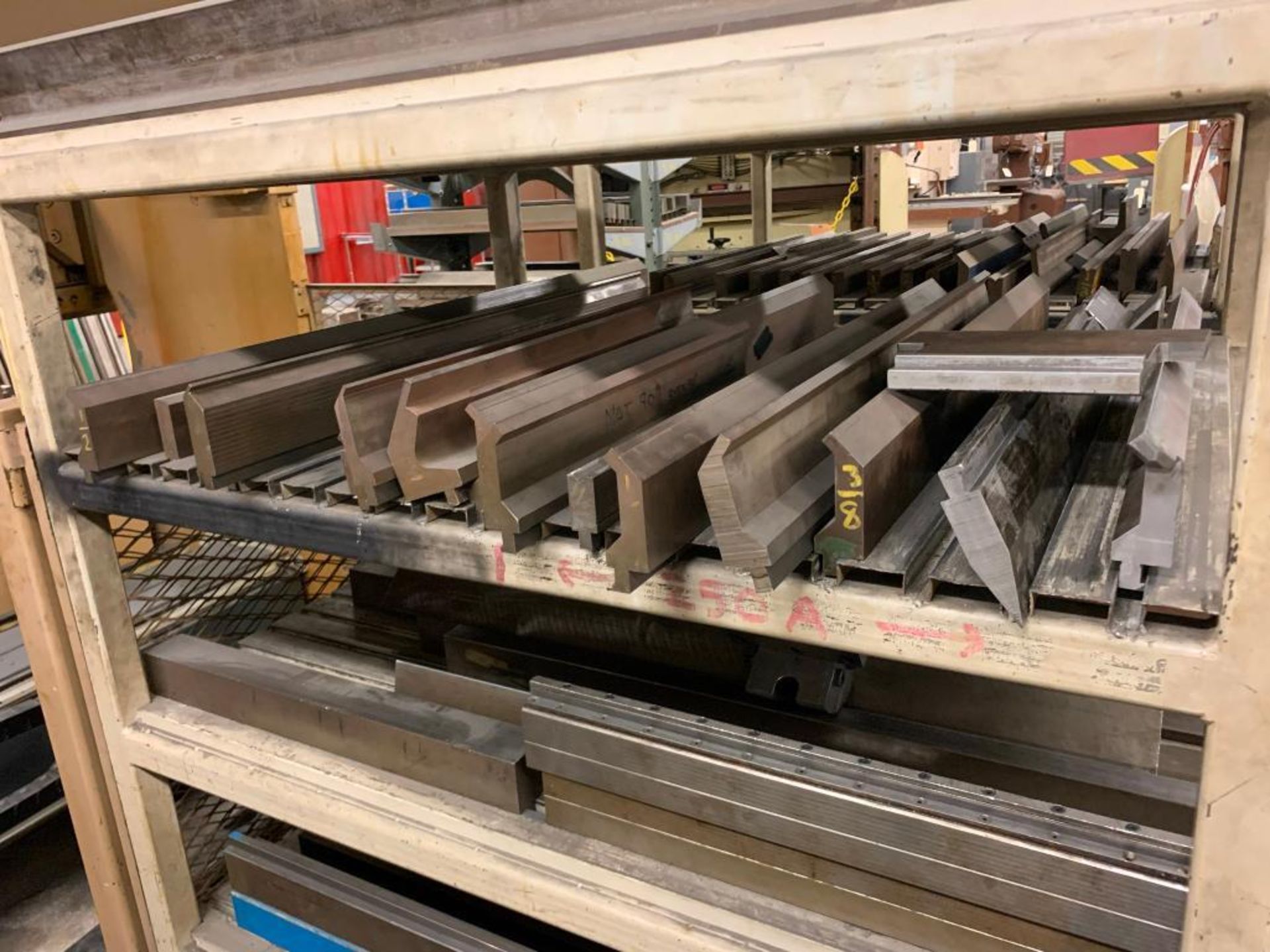 Die Rack with Assorted Press Brake Dies - Image 2 of 5