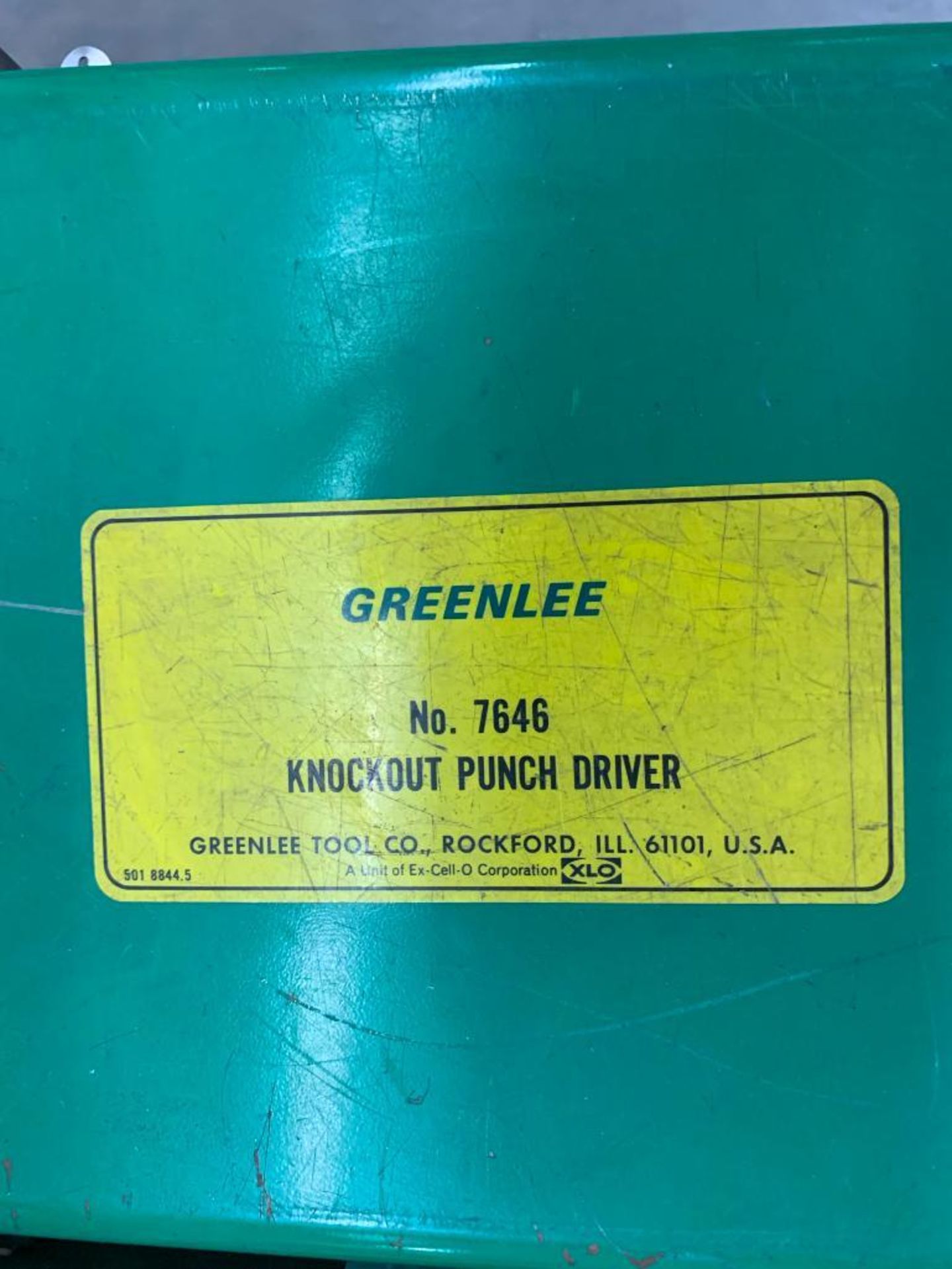 Greenlee No.7646 Knockout Punch Driver Set & Greenlee No.737BB Knockout Punch - Image 2 of 3