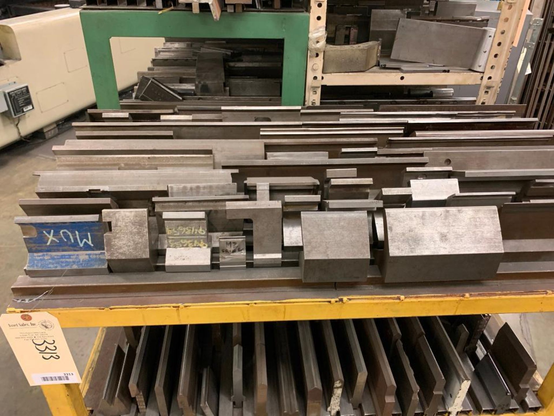 Die Rack with Assorted Press Brake Dies - Image 4 of 6