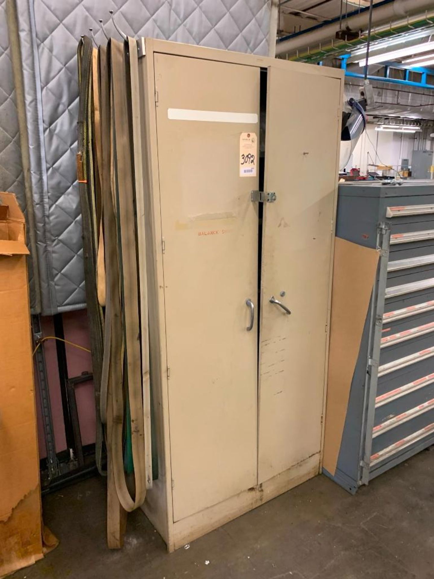 2 Door Cabinet with Contents