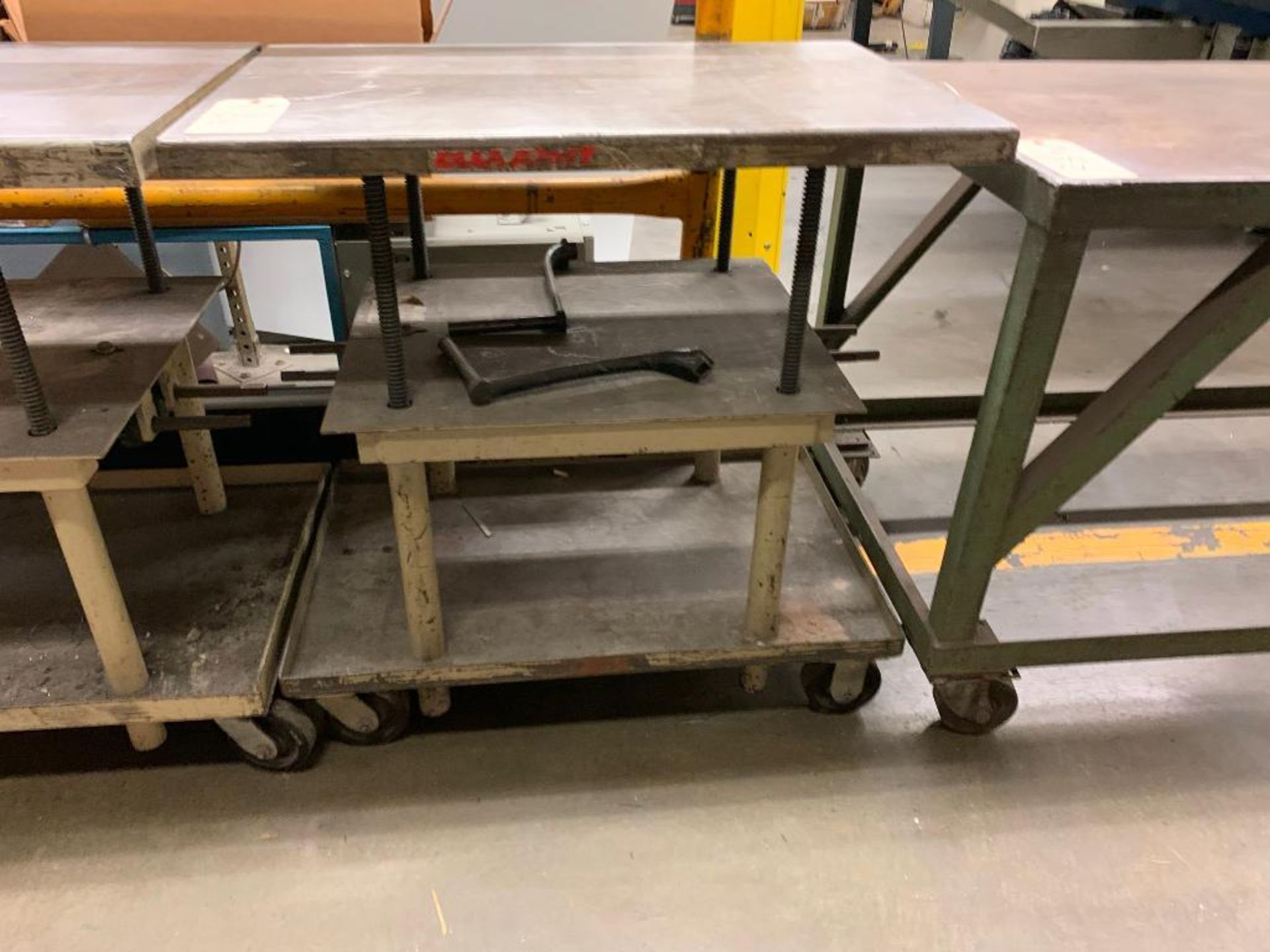 (3) Assorted Die Lift Carts, (1) 30'' x 60'' Heavy Duty Cart - Image 4 of 5