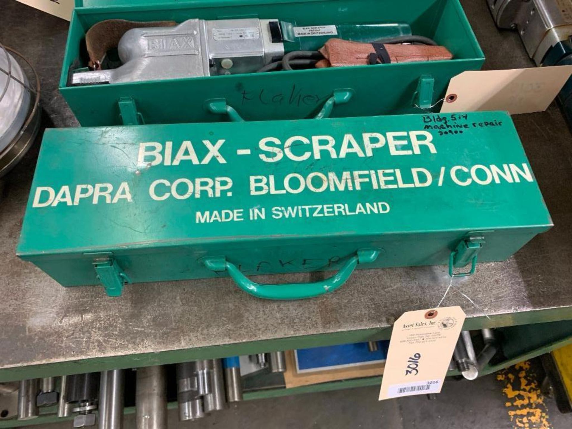 (1) Dapra Corp. Type 7ELM Biax Scraper & (1) Dapra Corp. Type 8EM Biax Scraper - Image 2 of 4