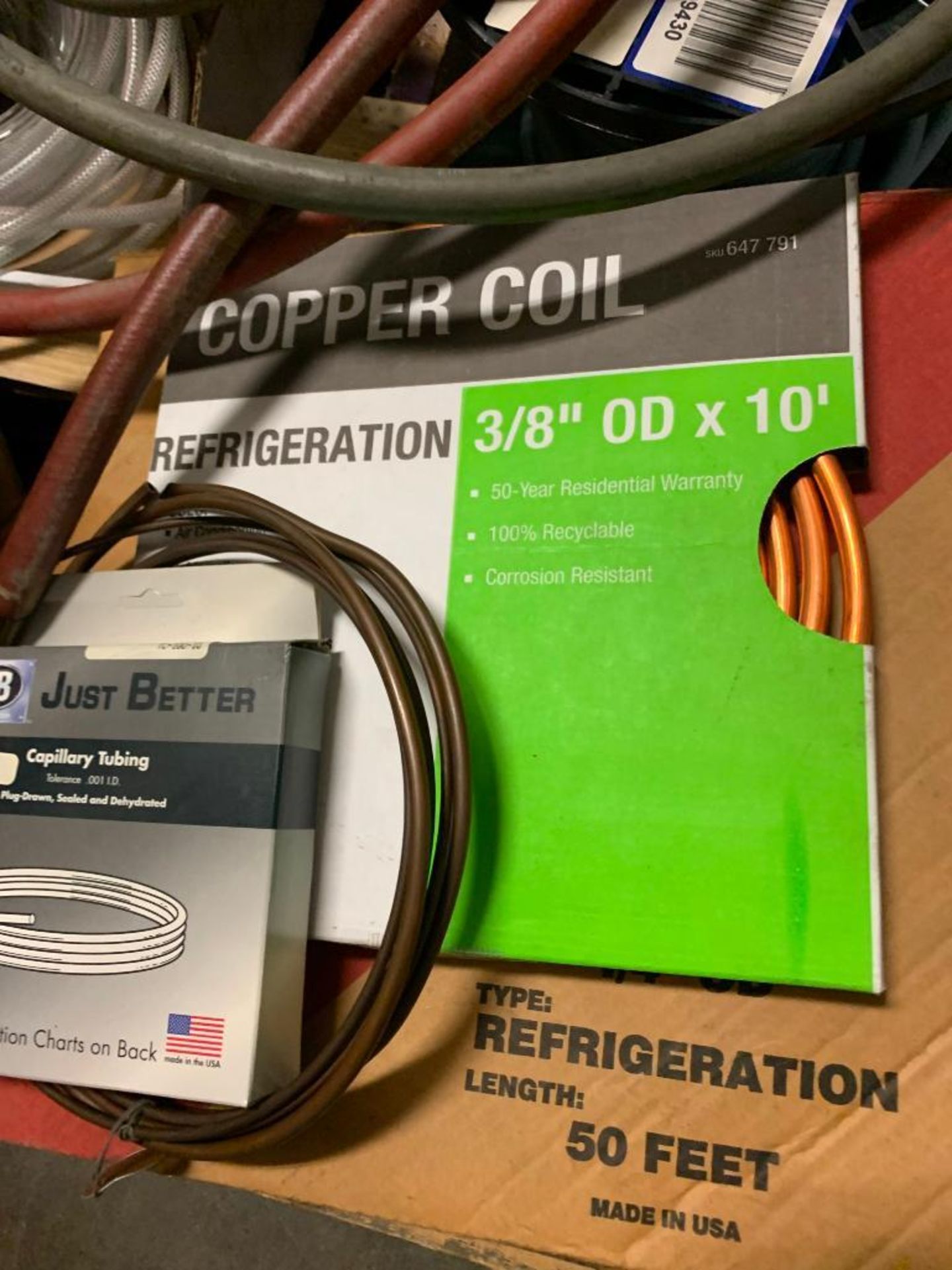 Air Hose, Copper Tubing, Gasket Material, Cable (on pallet) - Image 2 of 4