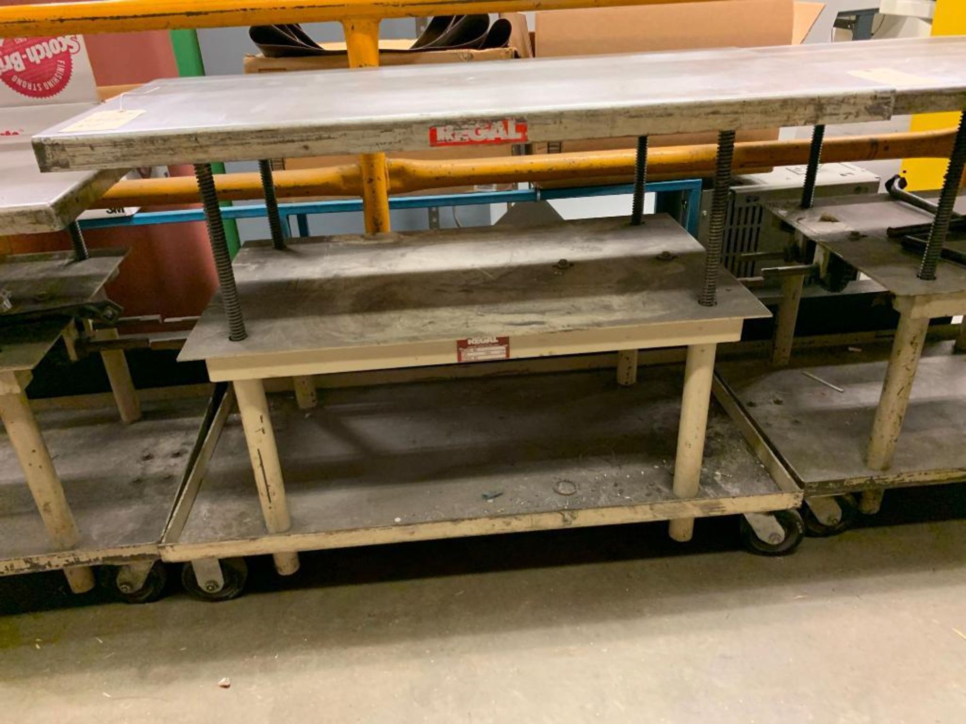 (3) Assorted Die Lift Carts, (1) 30'' x 60'' Heavy Duty Cart - Bild 3 aus 5