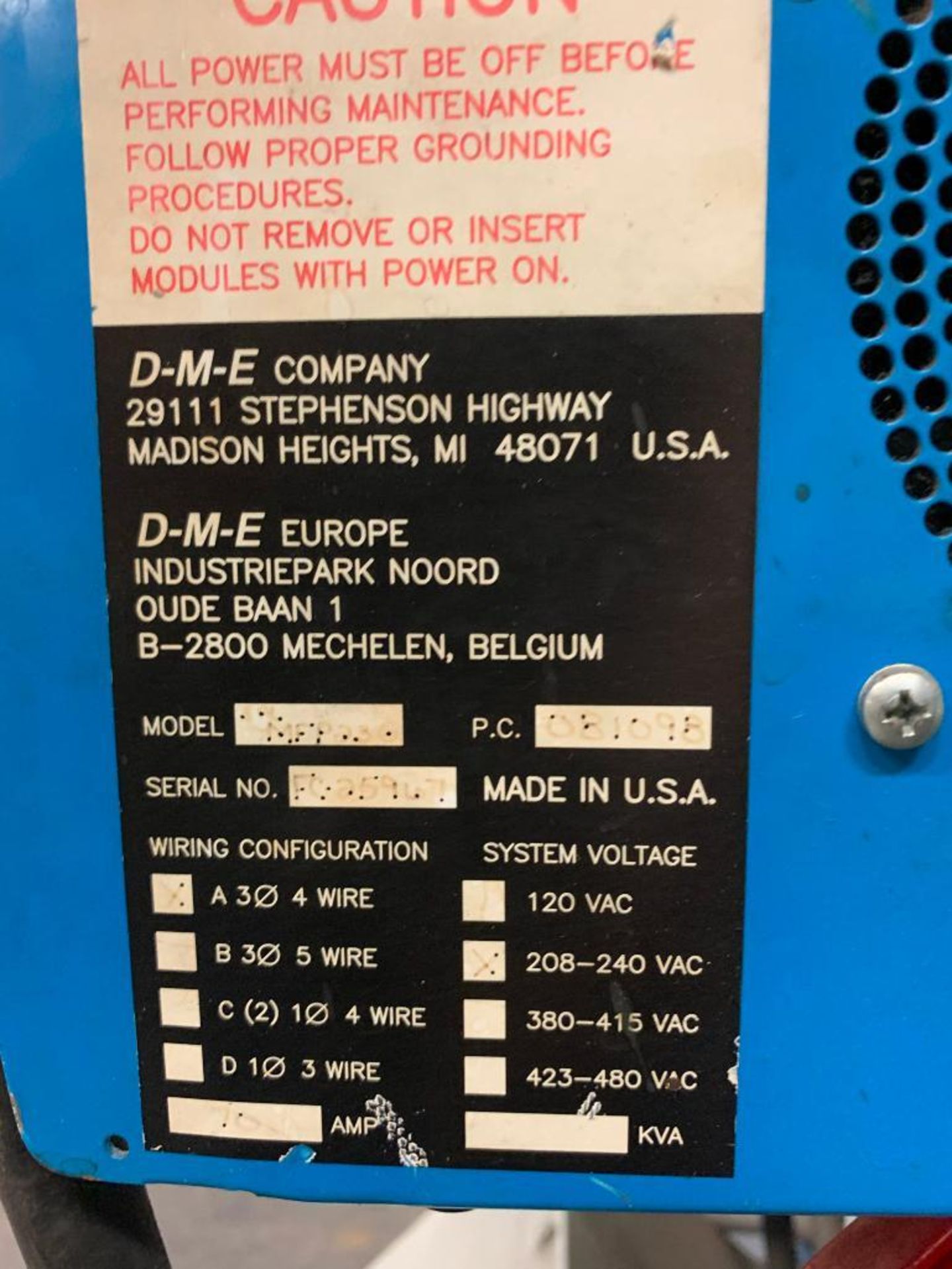 DME Temperature Control Unit - Image 2 of 2
