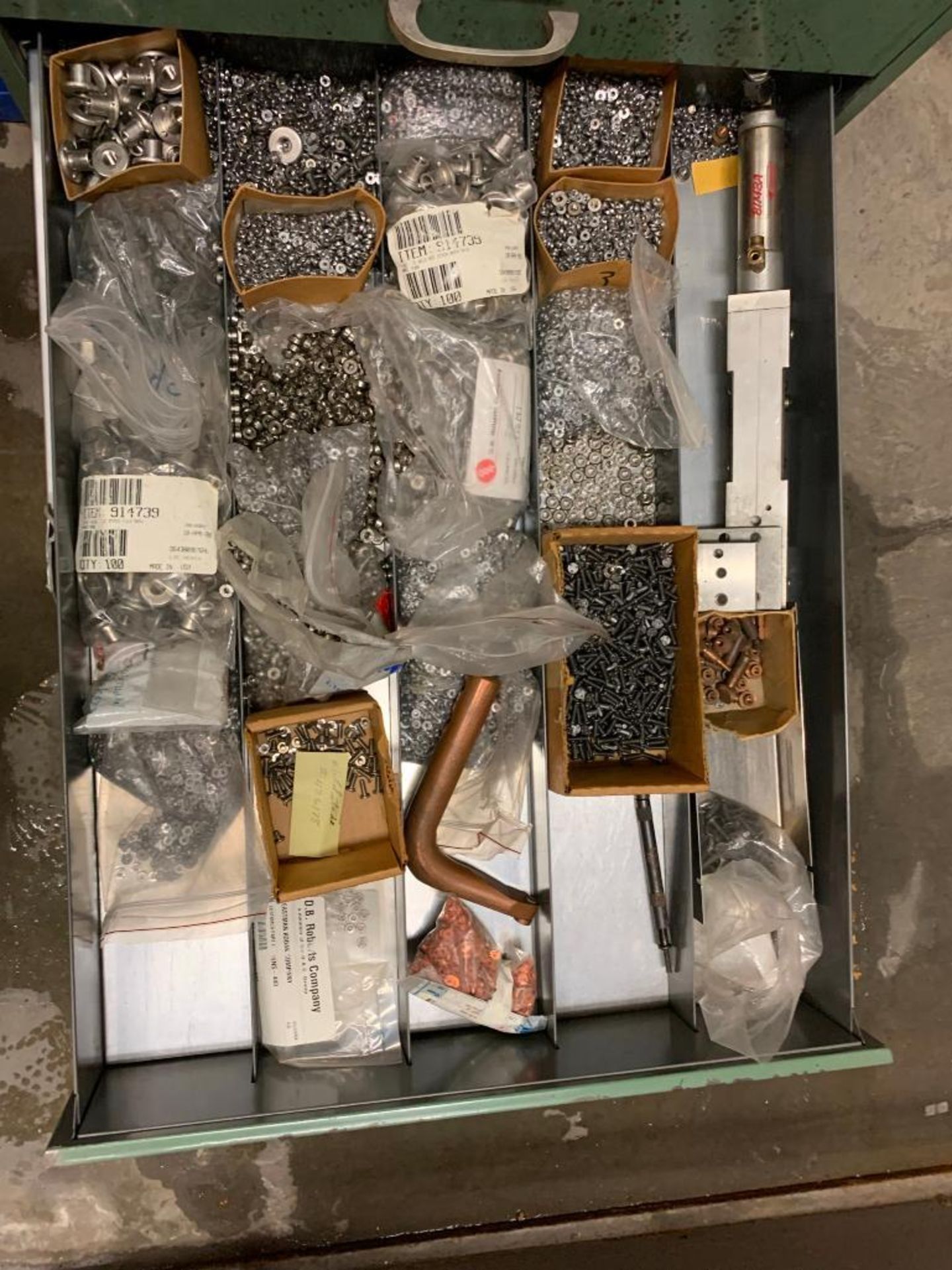 10 Drawer Cabinet with Spot Welder Accessories - Image 10 of 12