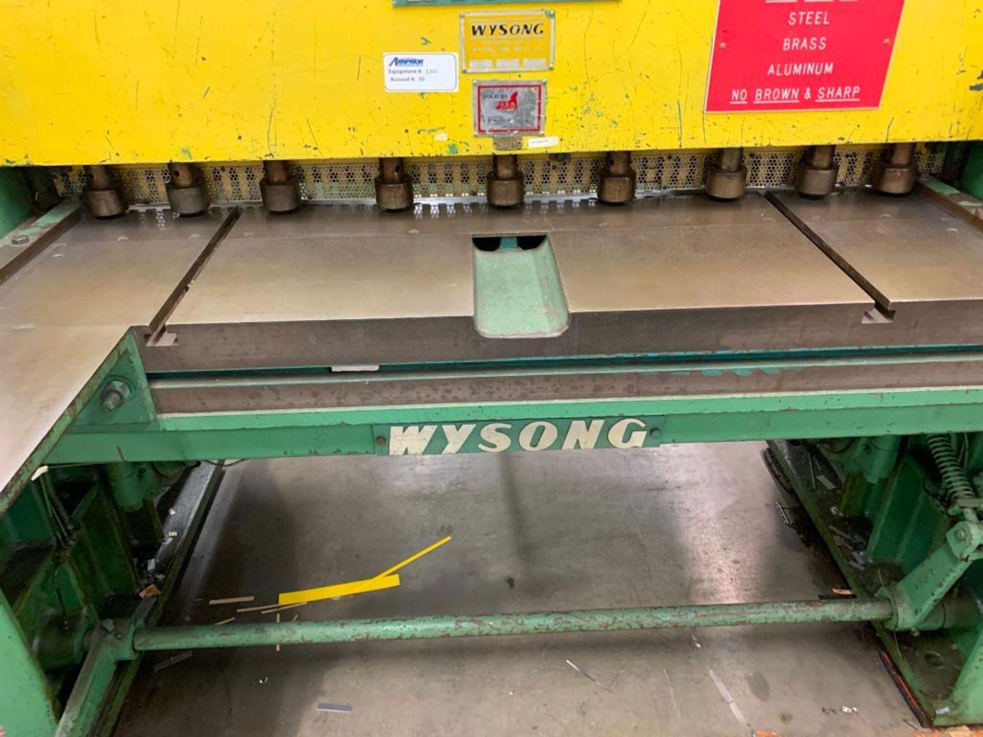 Wysong & Miles 1052 Power Shear - Image 6 of 6