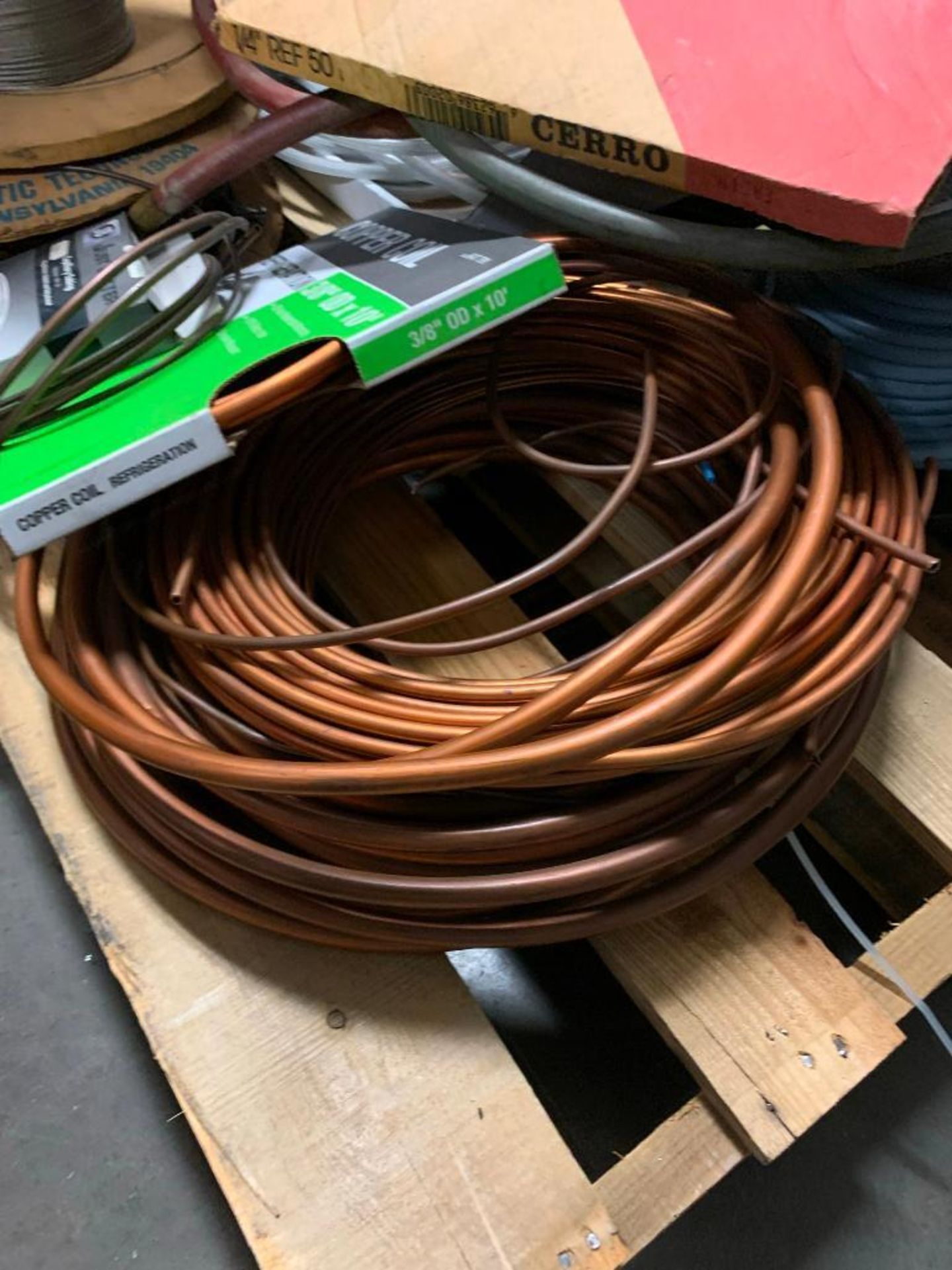 Air Hose, Copper Tubing, Gasket Material, Cable (on pallet) - Bild 4 aus 4