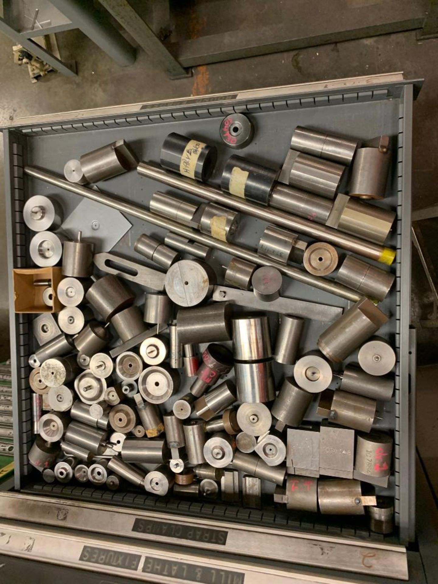 Vidmar 15 Drawer Cabinet with Assorted Steel, Fixtures, Round Emboss, Etc. - Image 4 of 16