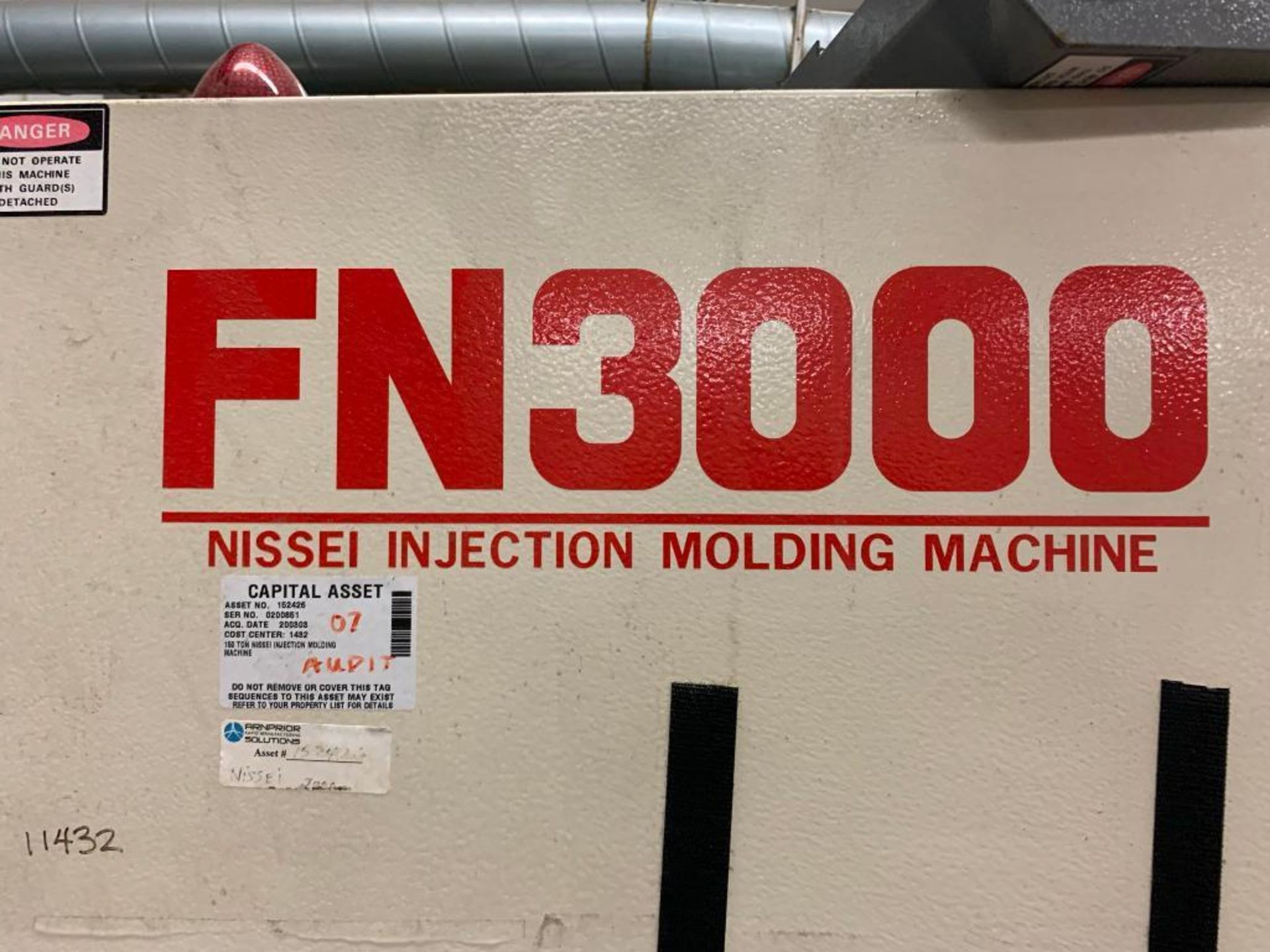 Nissei FN3000 150 Ton Injection Molding Machine - Image 2 of 7