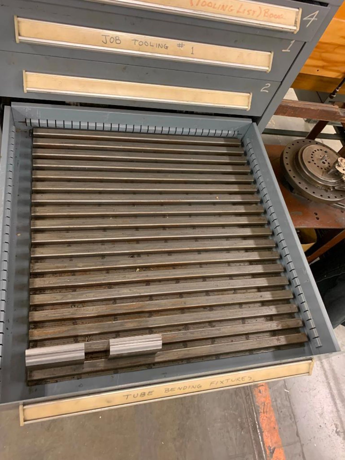 Vidmar 8 Drawer Cabinet with Assorted Press Brake Dies