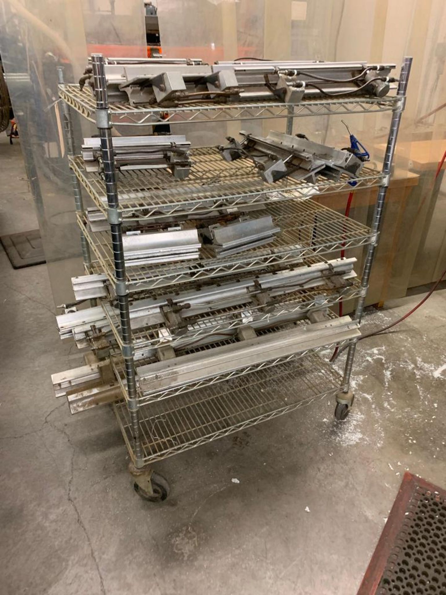 Metro Cart with Clamps