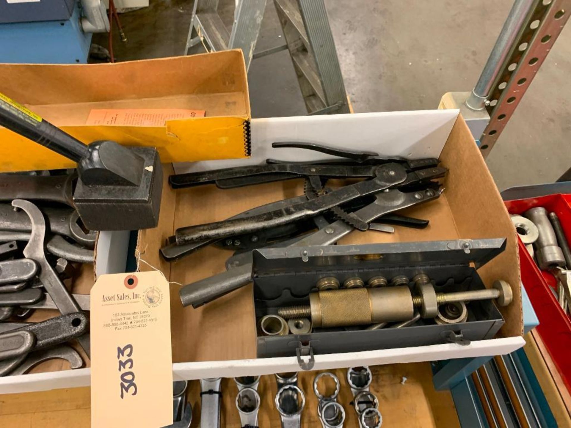 (4) Boxes with Assorted Wrenches, Snap Ring Pliers, Puller Set - Image 4 of 4