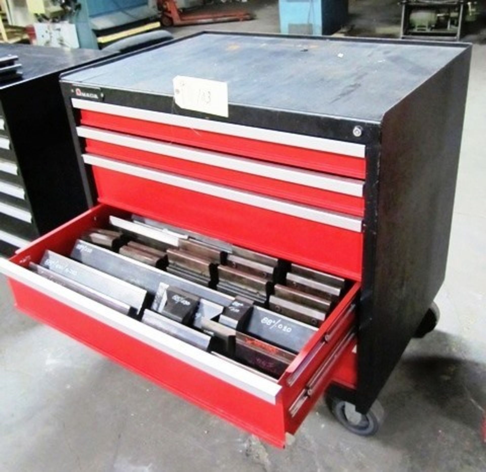 Amada 5 Drawer Cabinet with Press Brake Dies