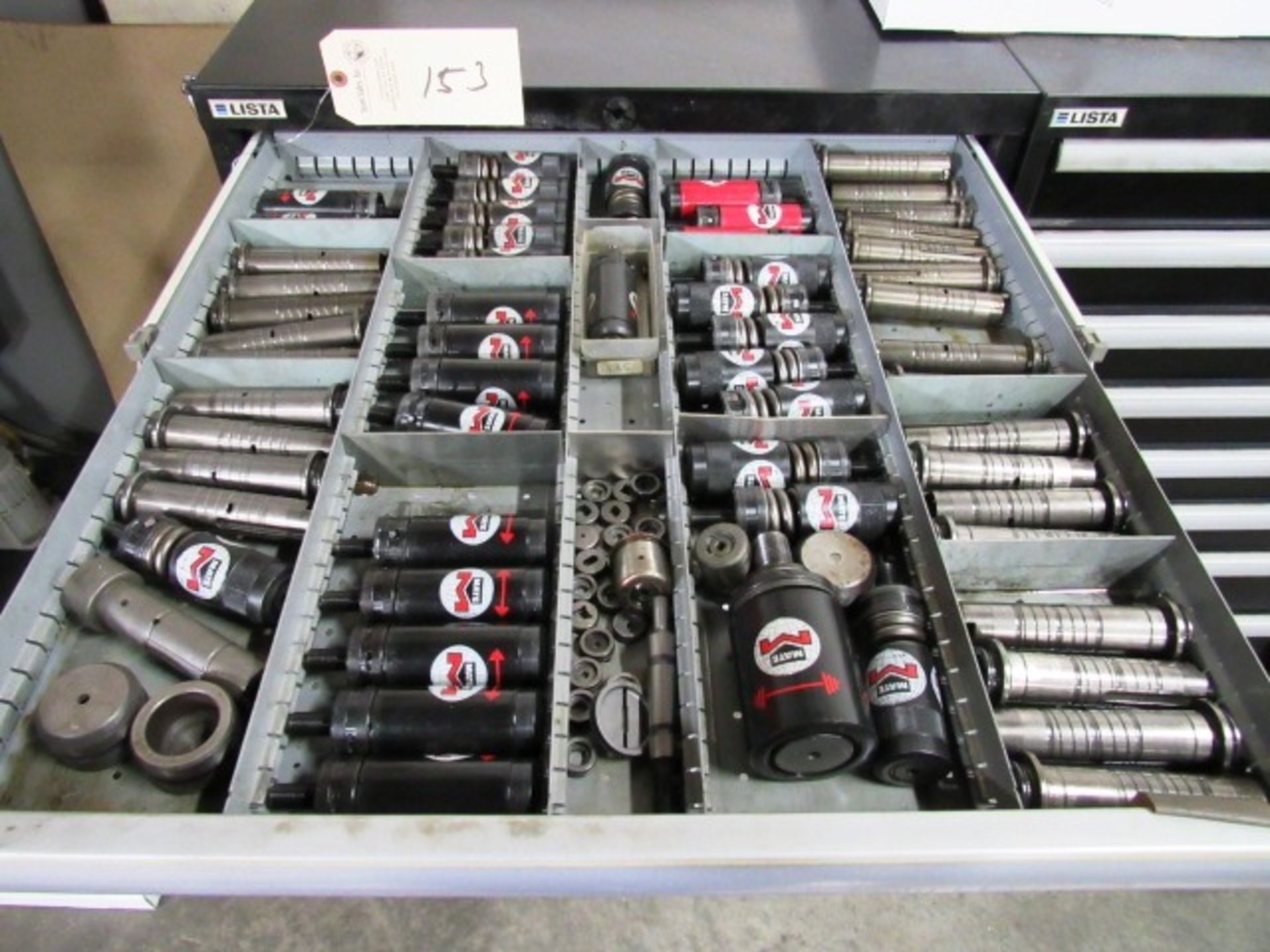Lista 11 Drawer Tool Cabinet with Wilson & Mate Turret Punch Tooling - Image 12 of 12