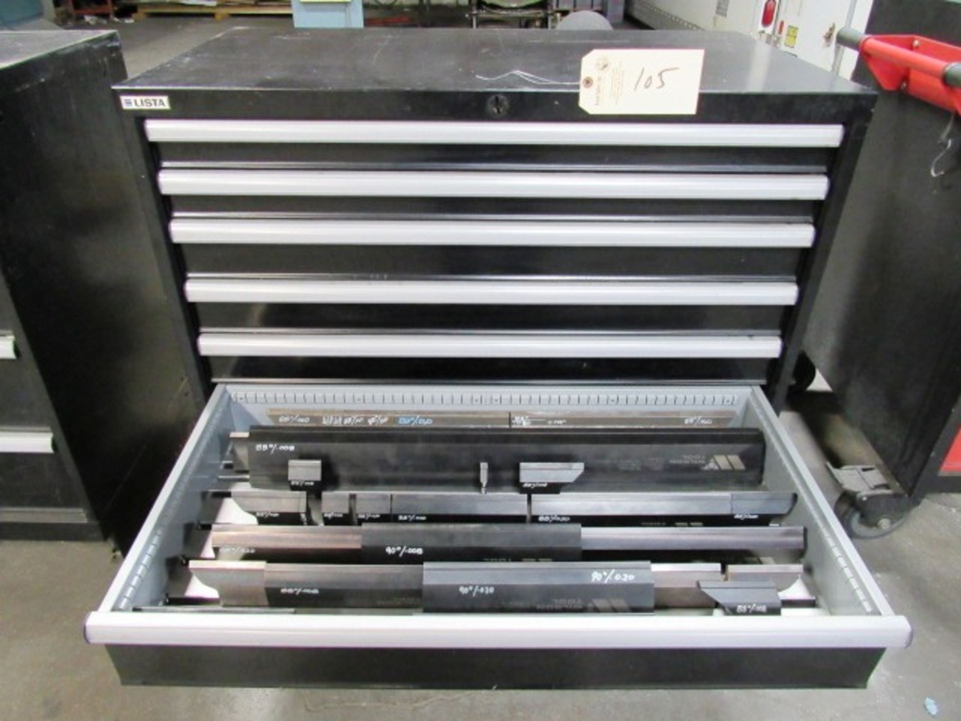 Lista 7 Drawer Cabinet with Press Brake Dies - Image 4 of 8