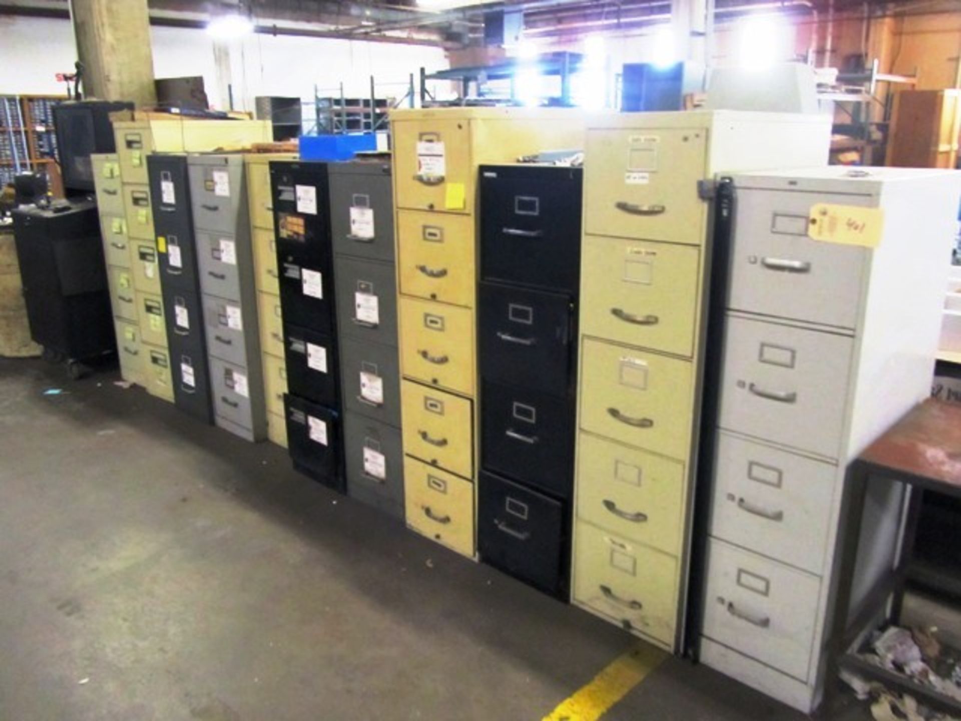 Approx (10) Vertical Filing Cabinets