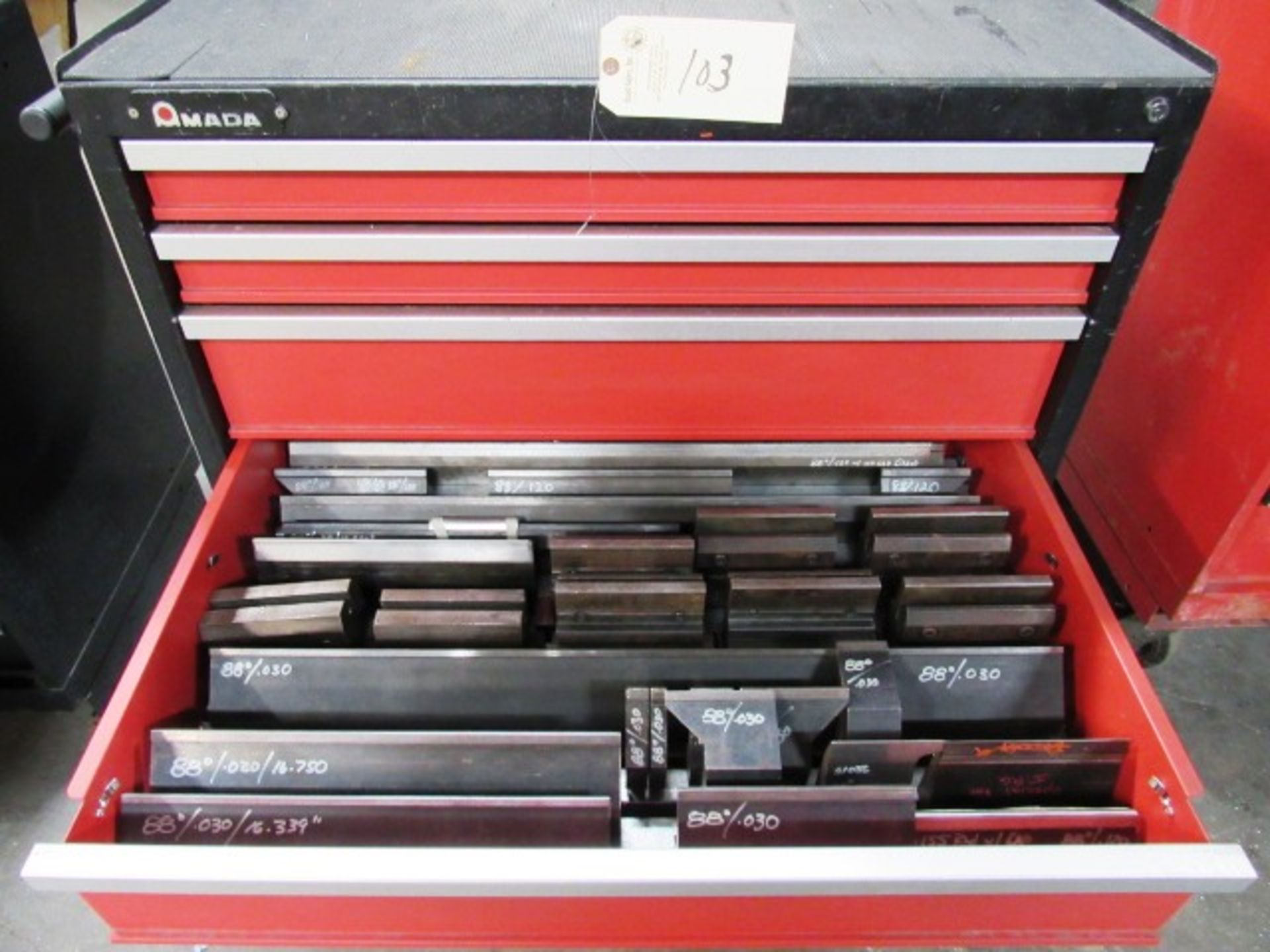 Amada 5 Drawer Cabinet with Press Brake Dies - Image 4 of 8