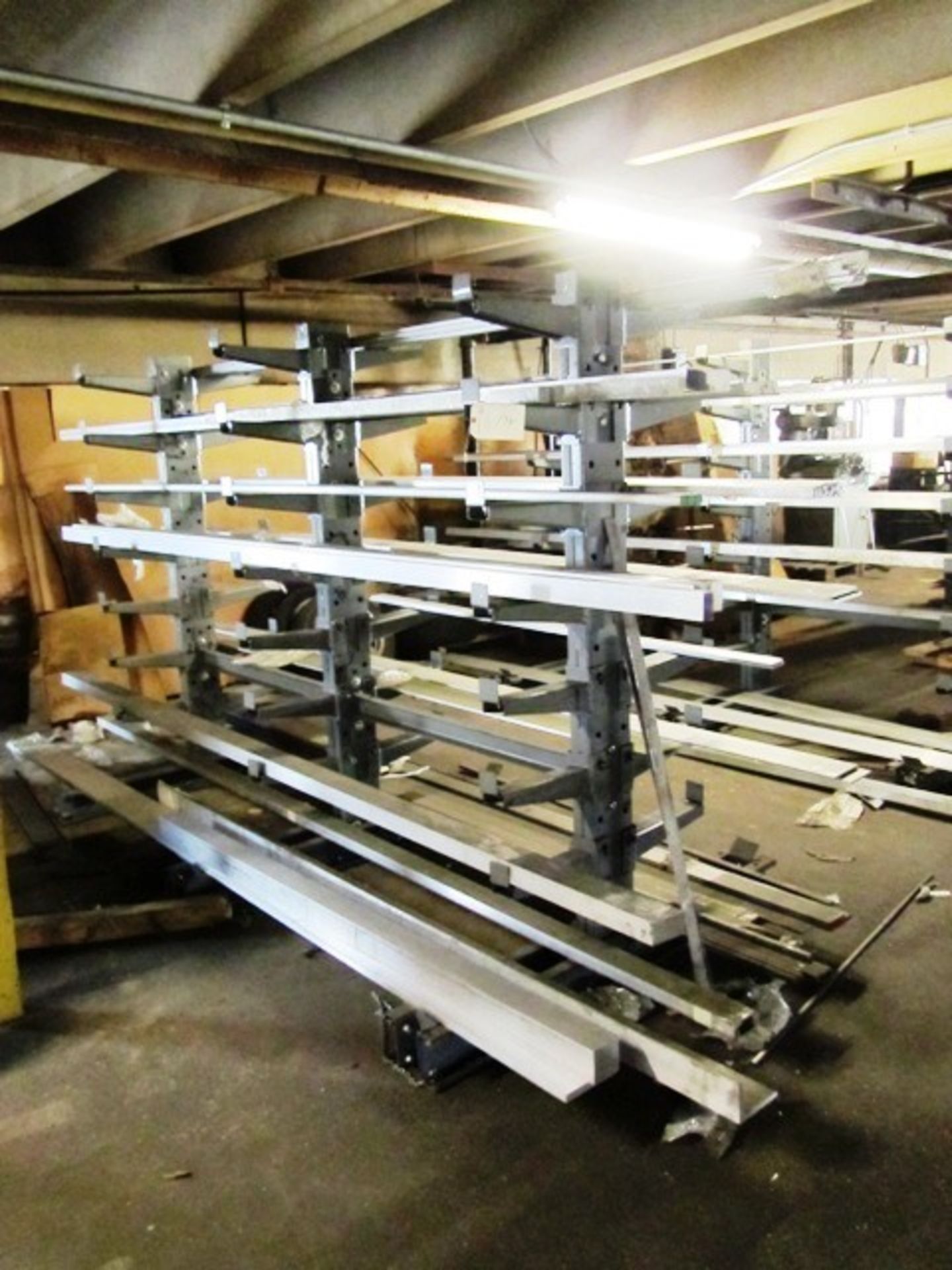 Cantilever Rack with Aluminum Bar Stock