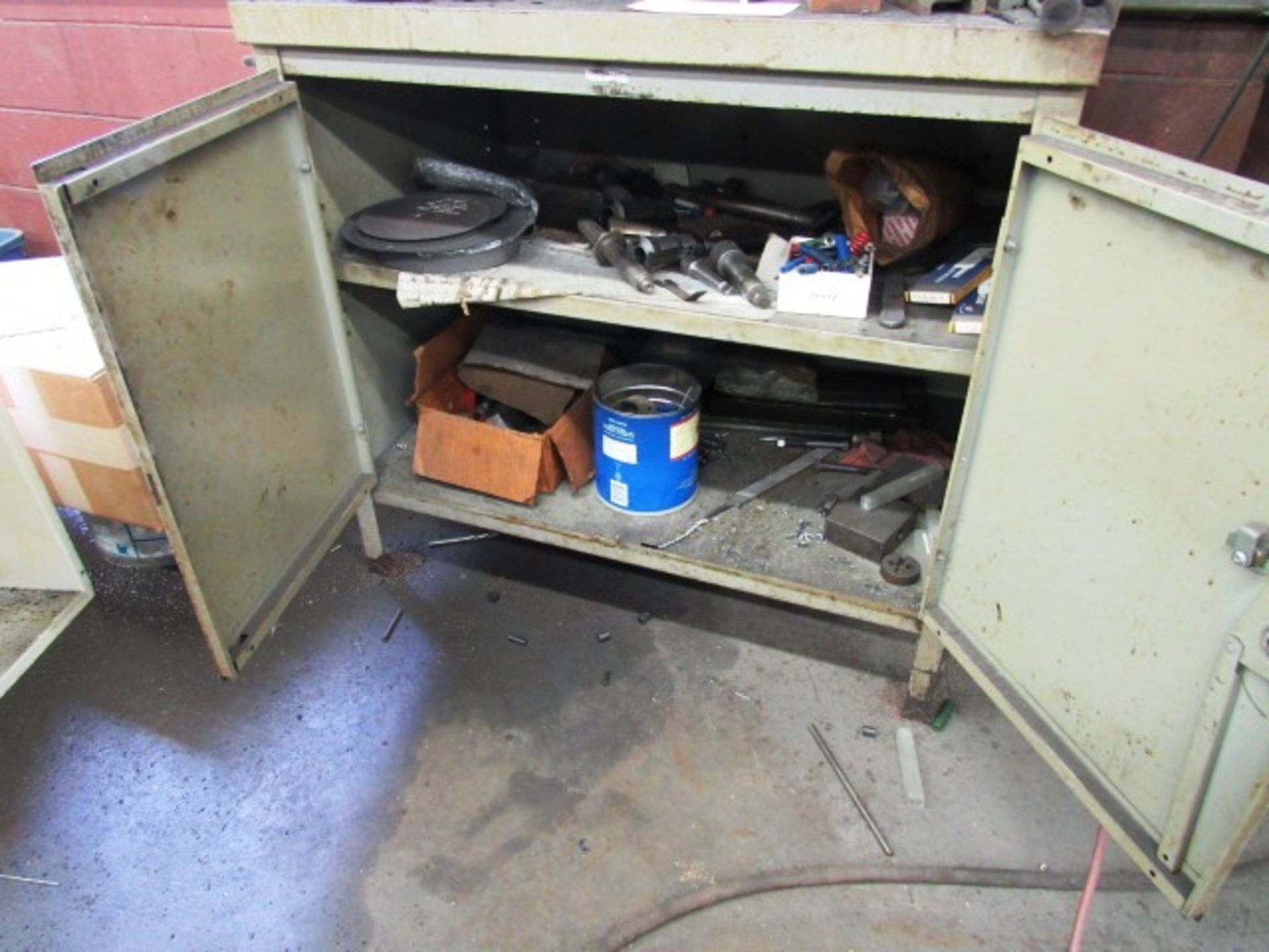 (2) Grinding Cabinets & Contents