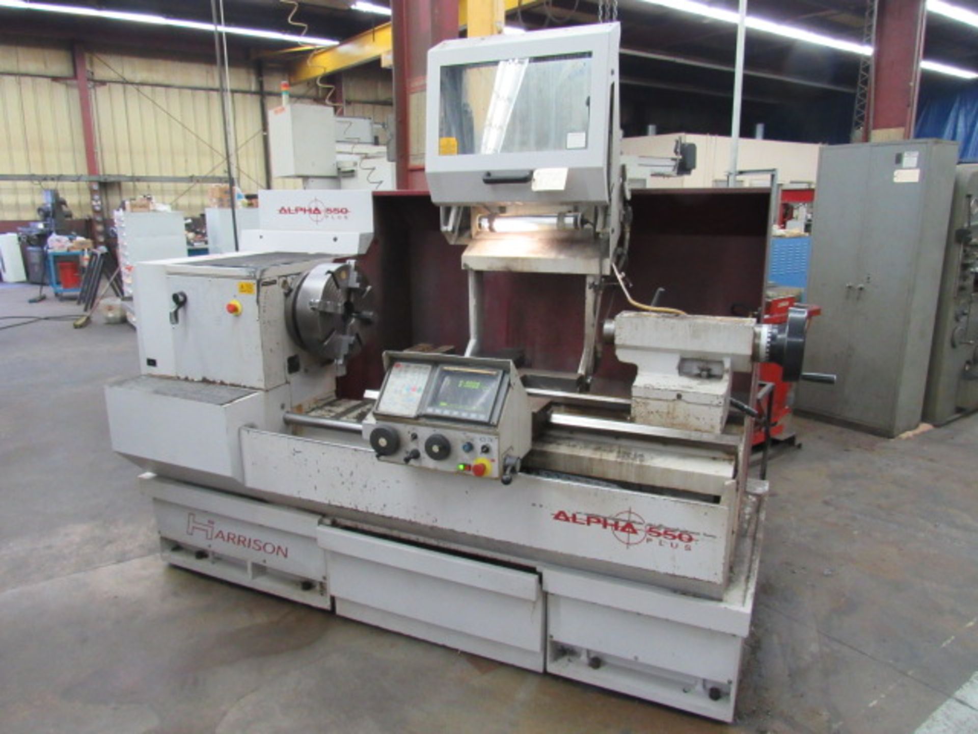 Harrison Alpha 550 Plus CNC Flatbed Lathe - Image 3 of 9