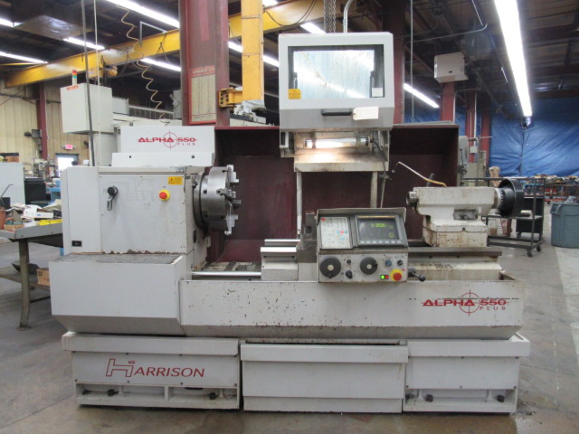 Harrison Alpha 550 Plus CNC Flatbed Lathe - Image 2 of 9