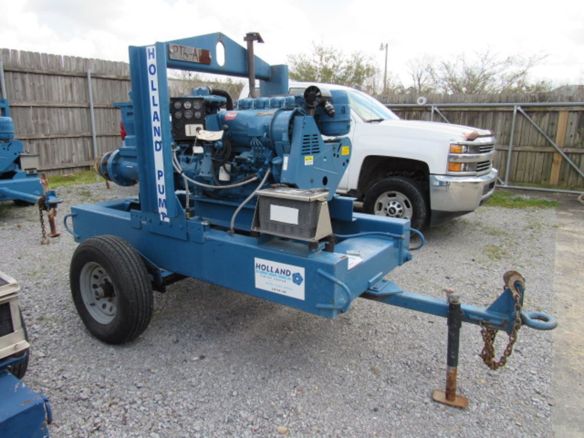 Holland RP6A60-D913 6'' Diesel Trailer Type Self-Priming Trash Pump