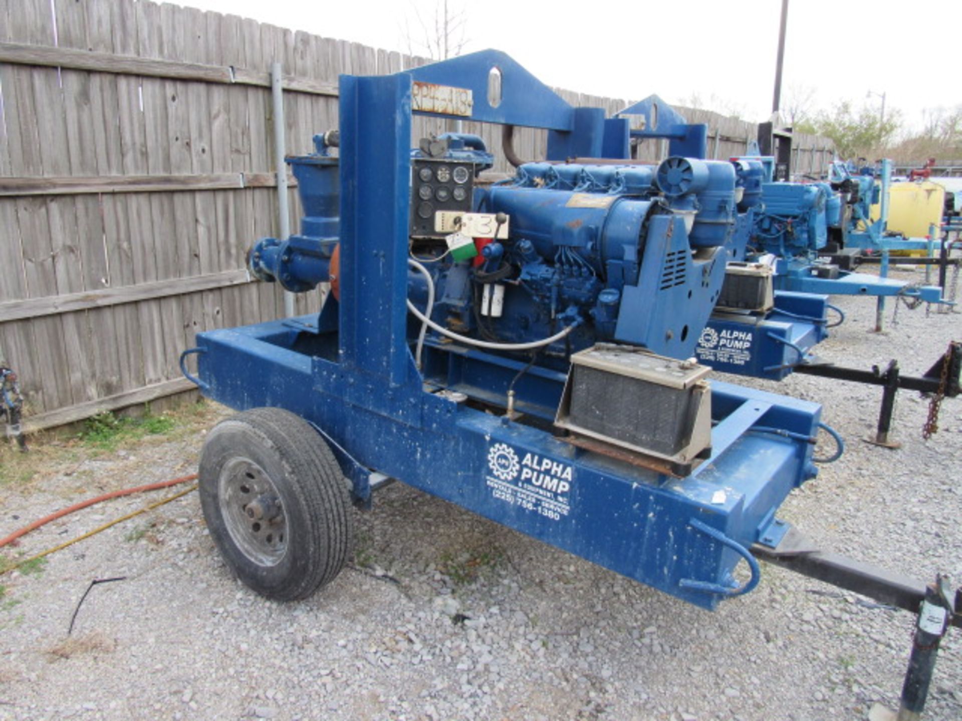 Holland RP4A60-D914 4'' Diesel Trailer Type Self-Priming Trash Pump - Image 3 of 5