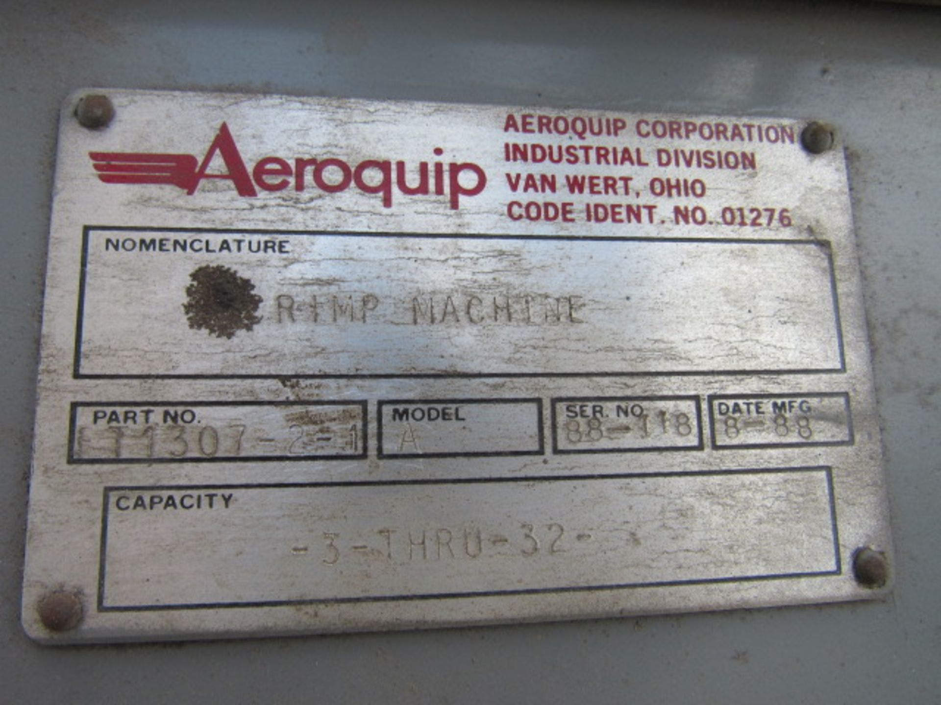 Aeroquip Model A Crimper - Image 6 of 6