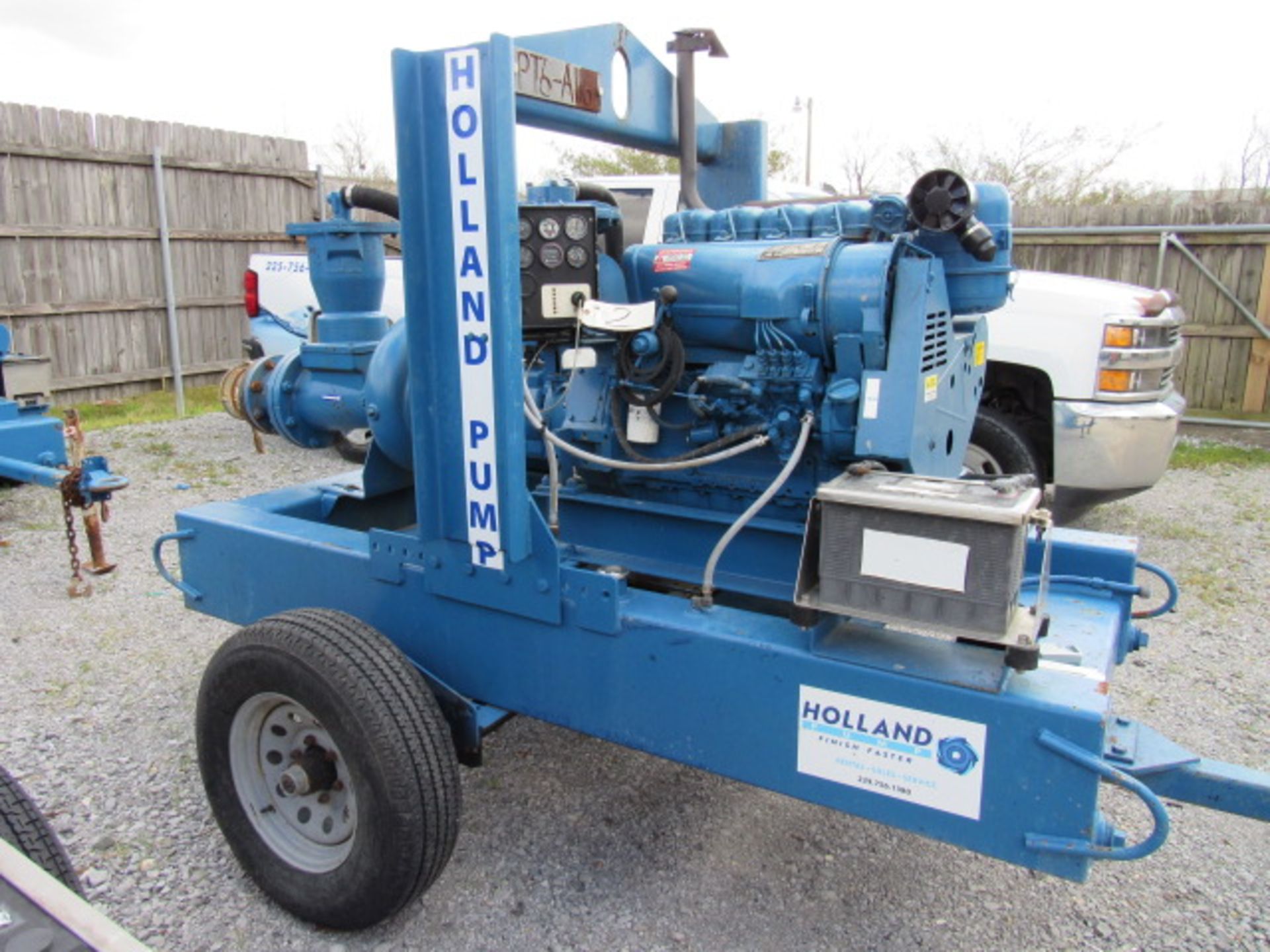 Holland RP6A60-D913 6'' Diesel Trailer Type Self-Priming Trash Pump - Image 3 of 4