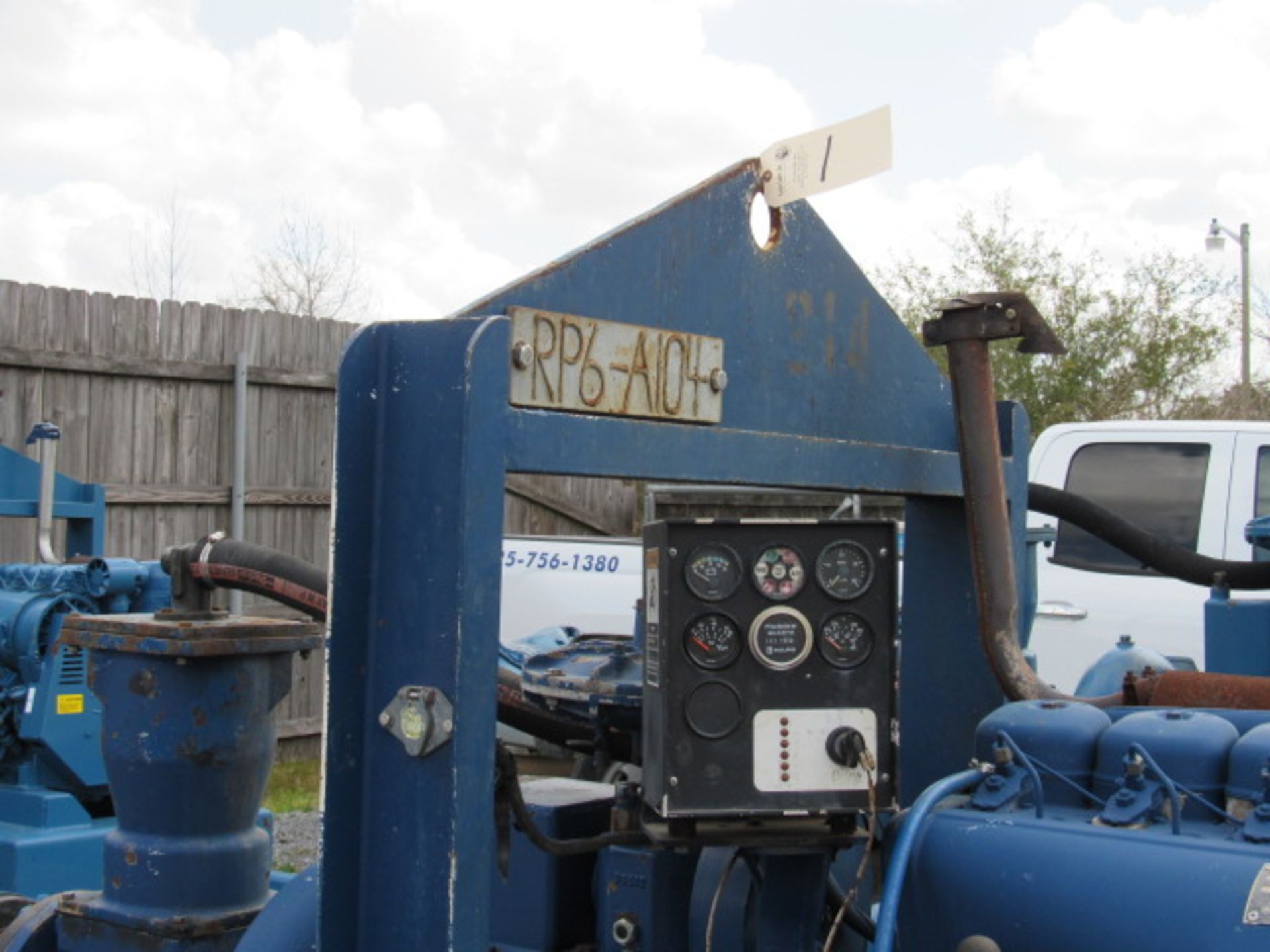 Holland RP6A60-D913 6'' Diesel Trailer Type Self-Priming Trash Pump - Image 2 of 4