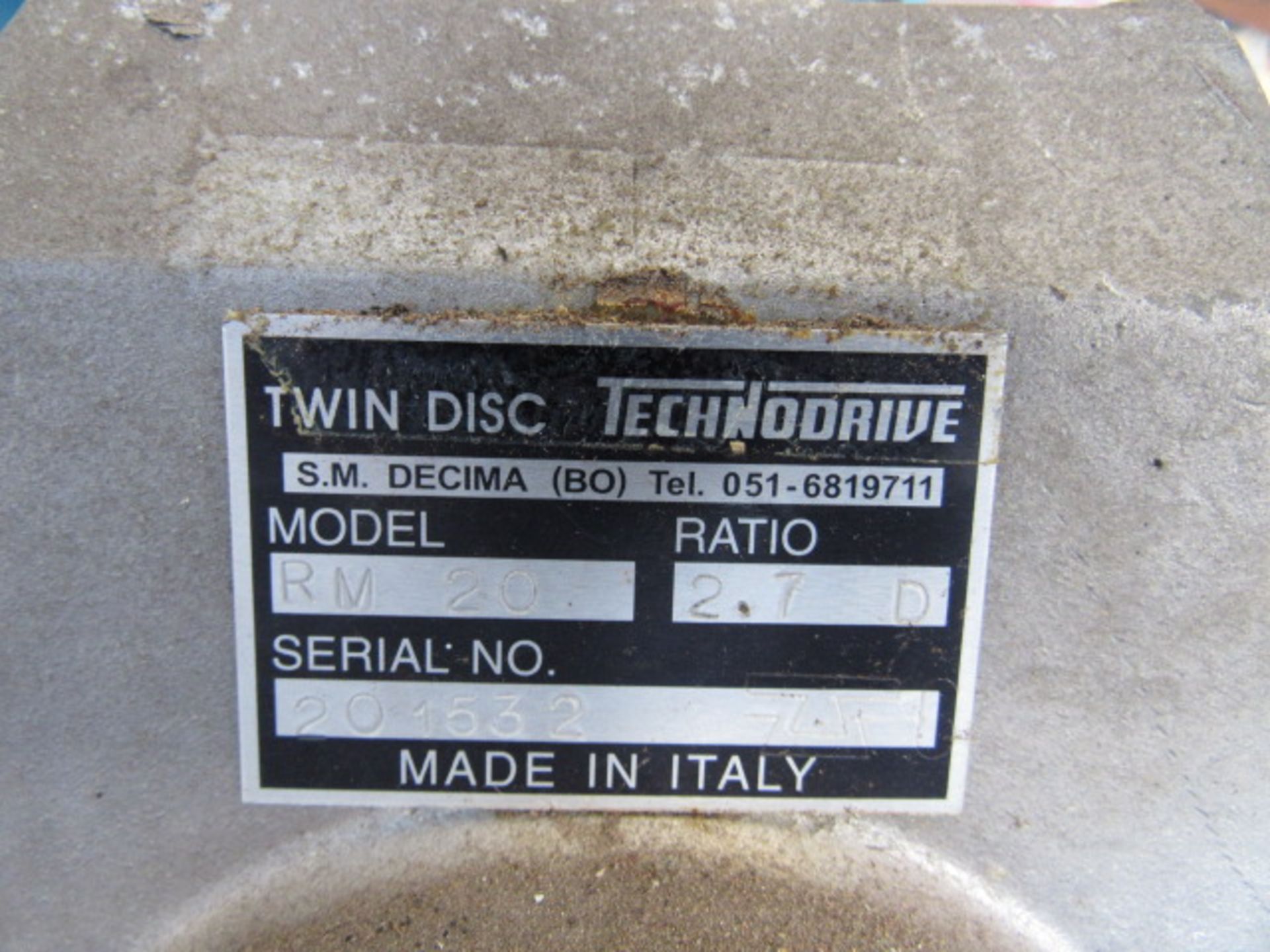 Technodrive Twin Disc RM20 Reduction Gear Boxes - Image 2 of 3