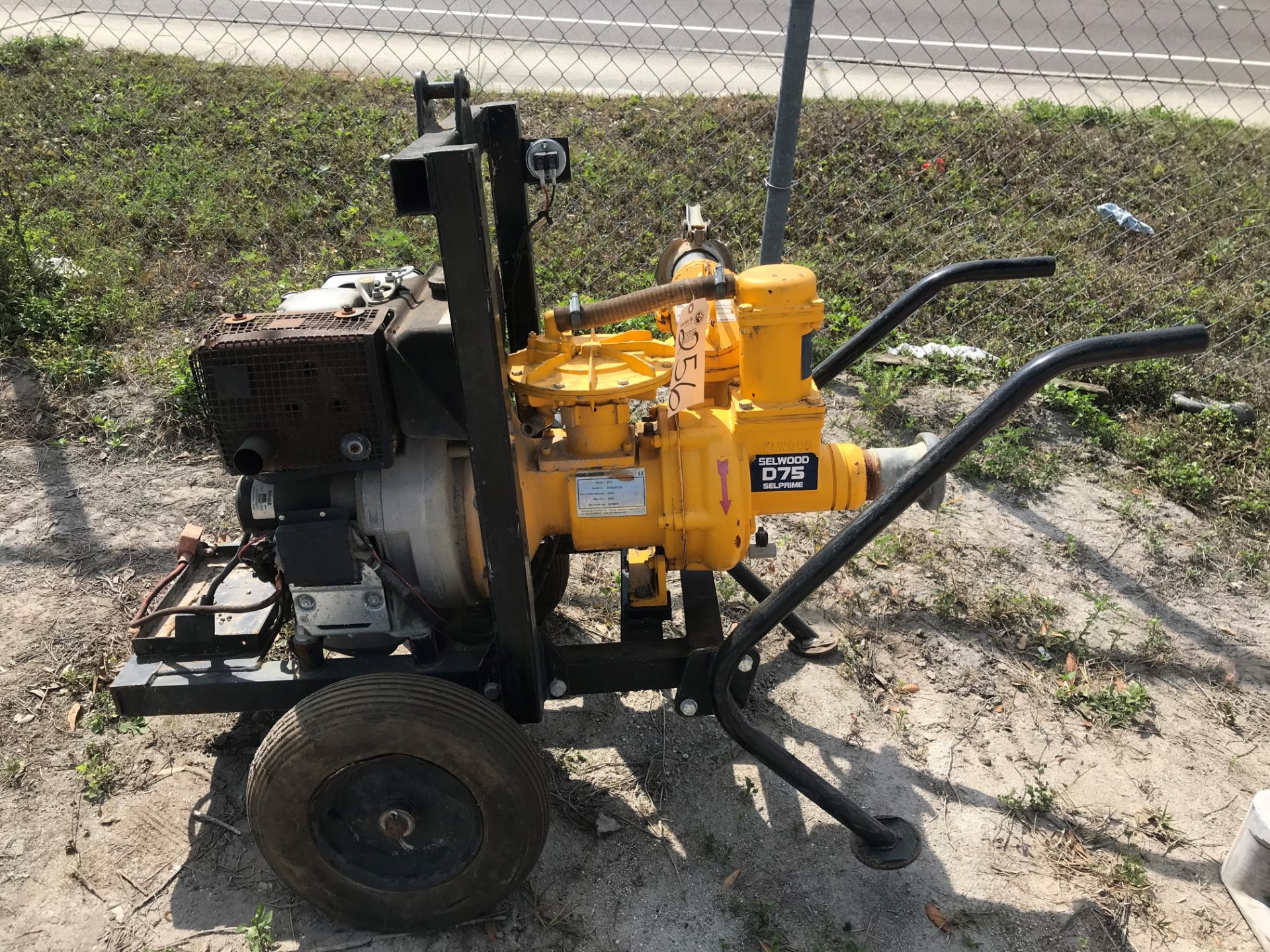 Selwood D75 - Hatz - 1D41Z Diesel Portable Pump