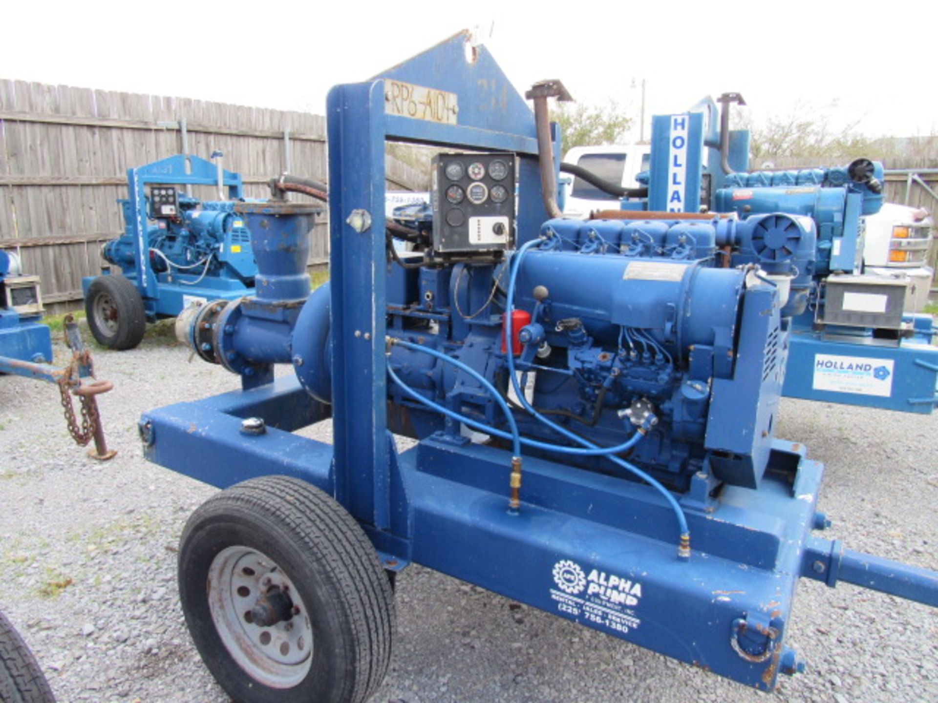 Holland RP6A60-D913 6'' Diesel Trailer Type Self-Priming Trash Pump - Image 3 of 4