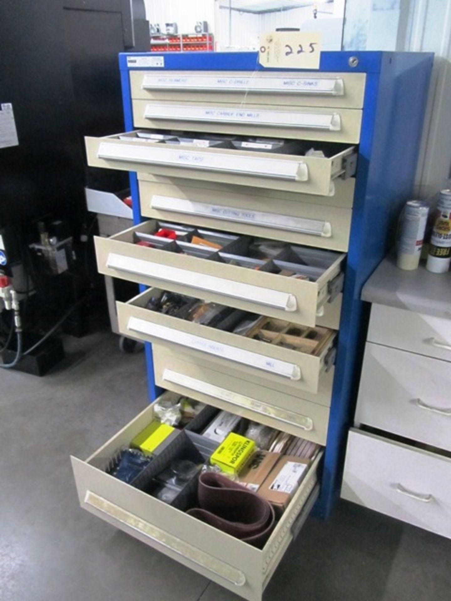 Vidmar 11 Drawer Vertical Tool Cabinet