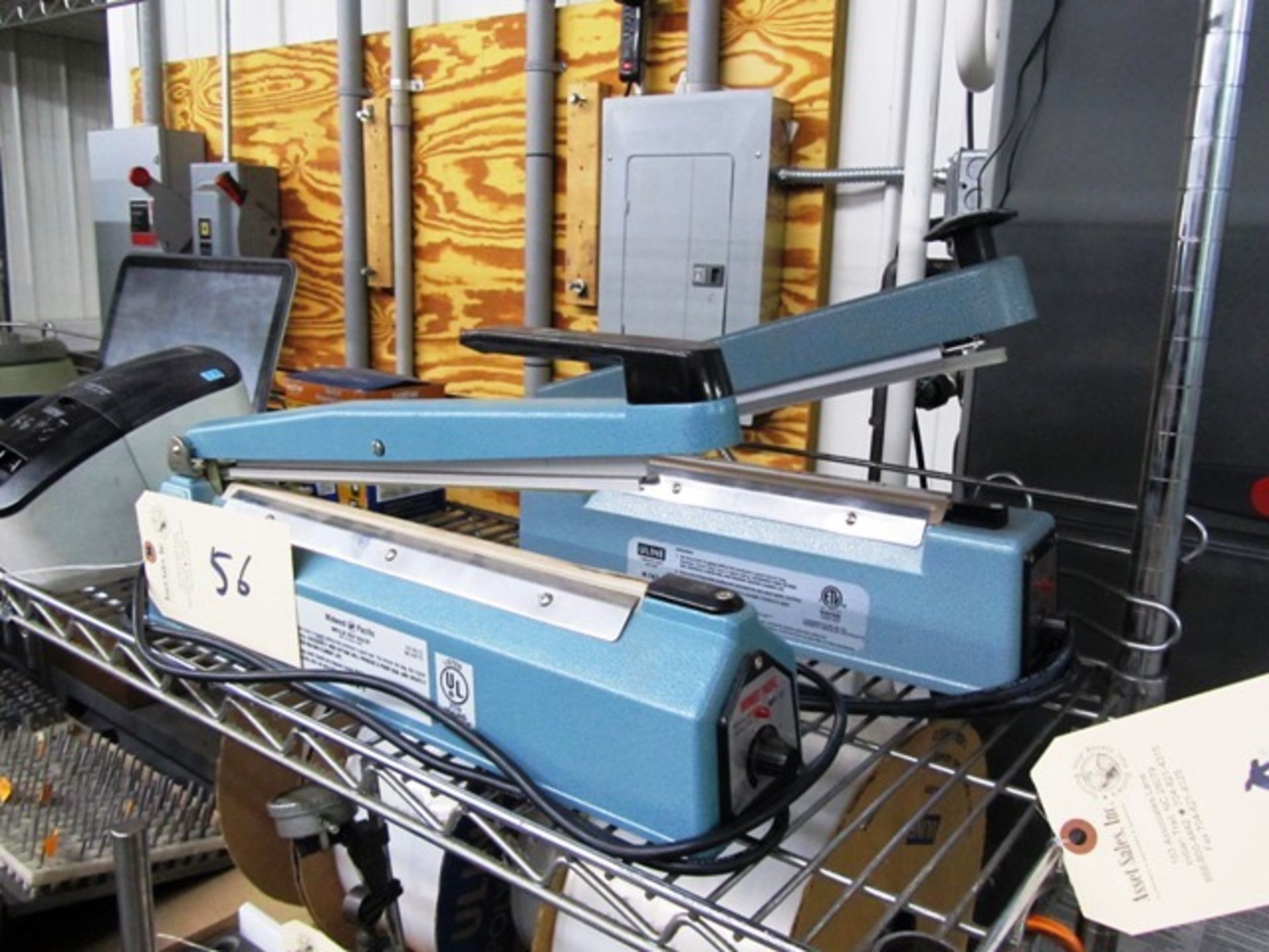 (2) UL Midwest Pacific Impulse Heat Sealers