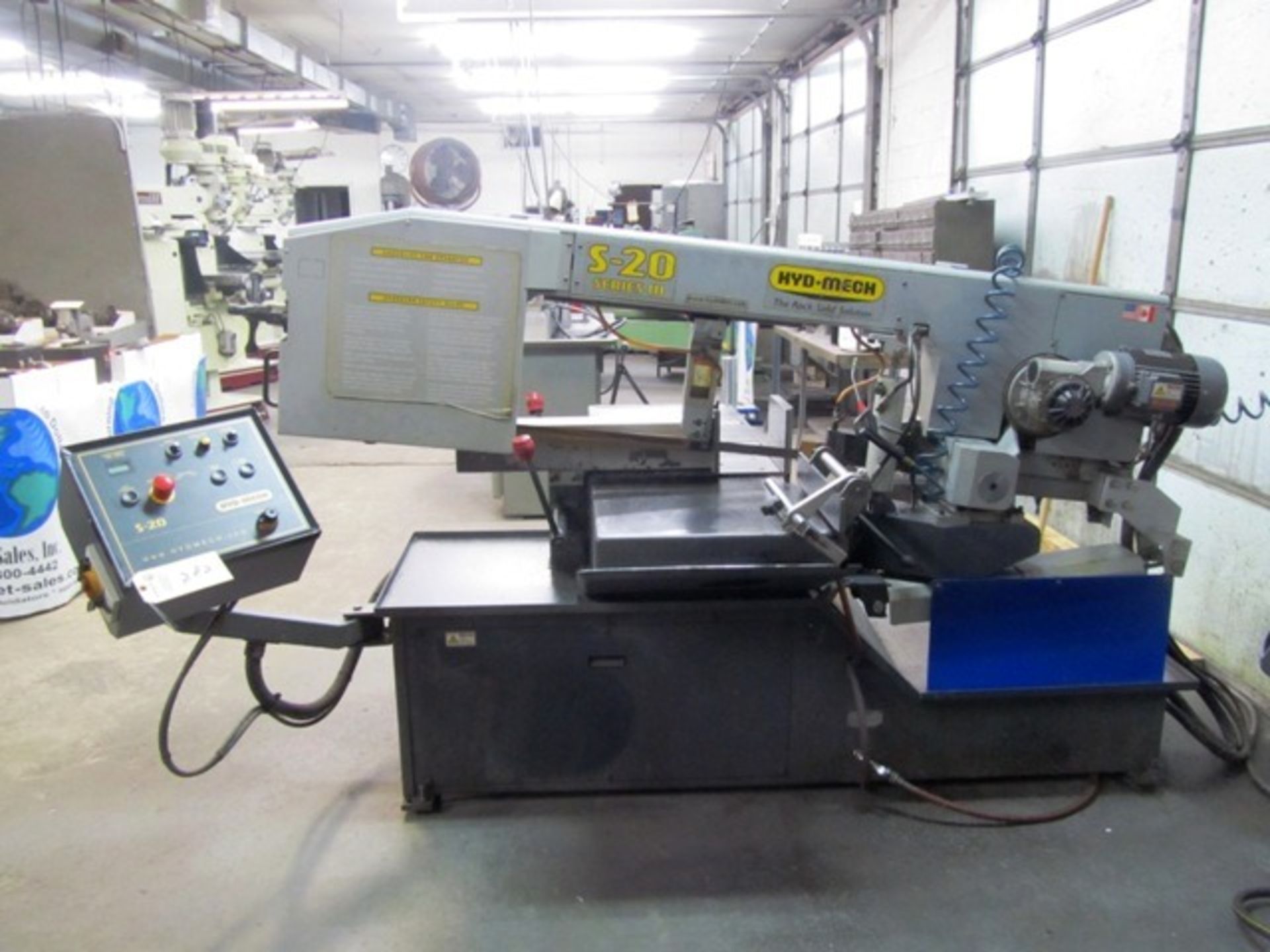 Hyd-Mech S-20 Series III Miter Cutting Horizontal Band Saw