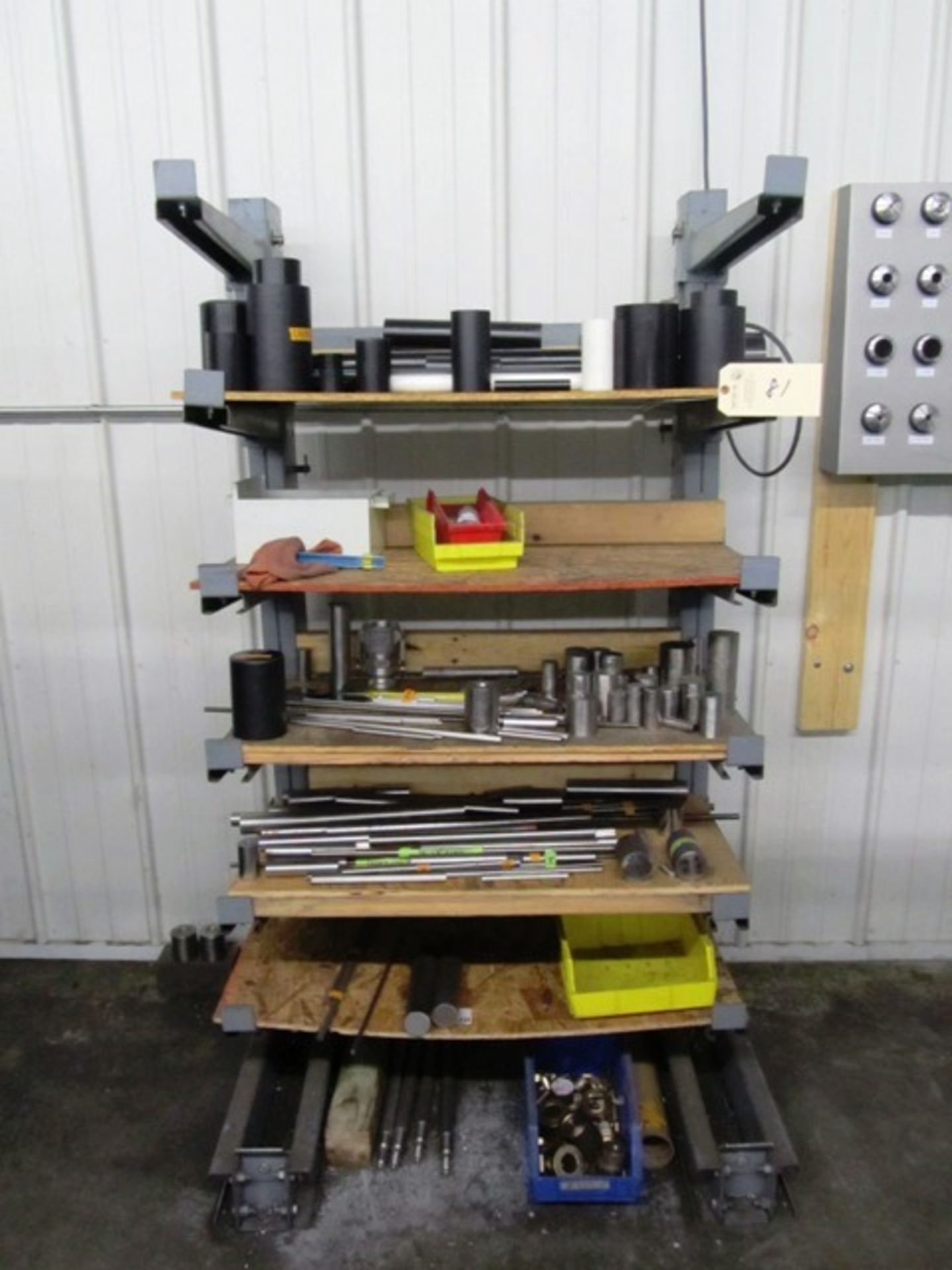 Cantilever Rack with Material
