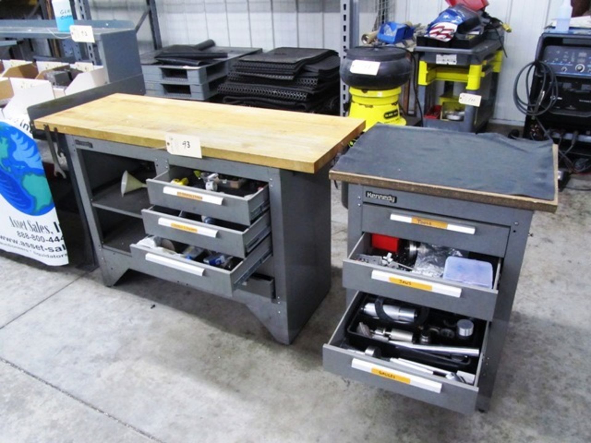 (2) Kennedy Tool Work Benches