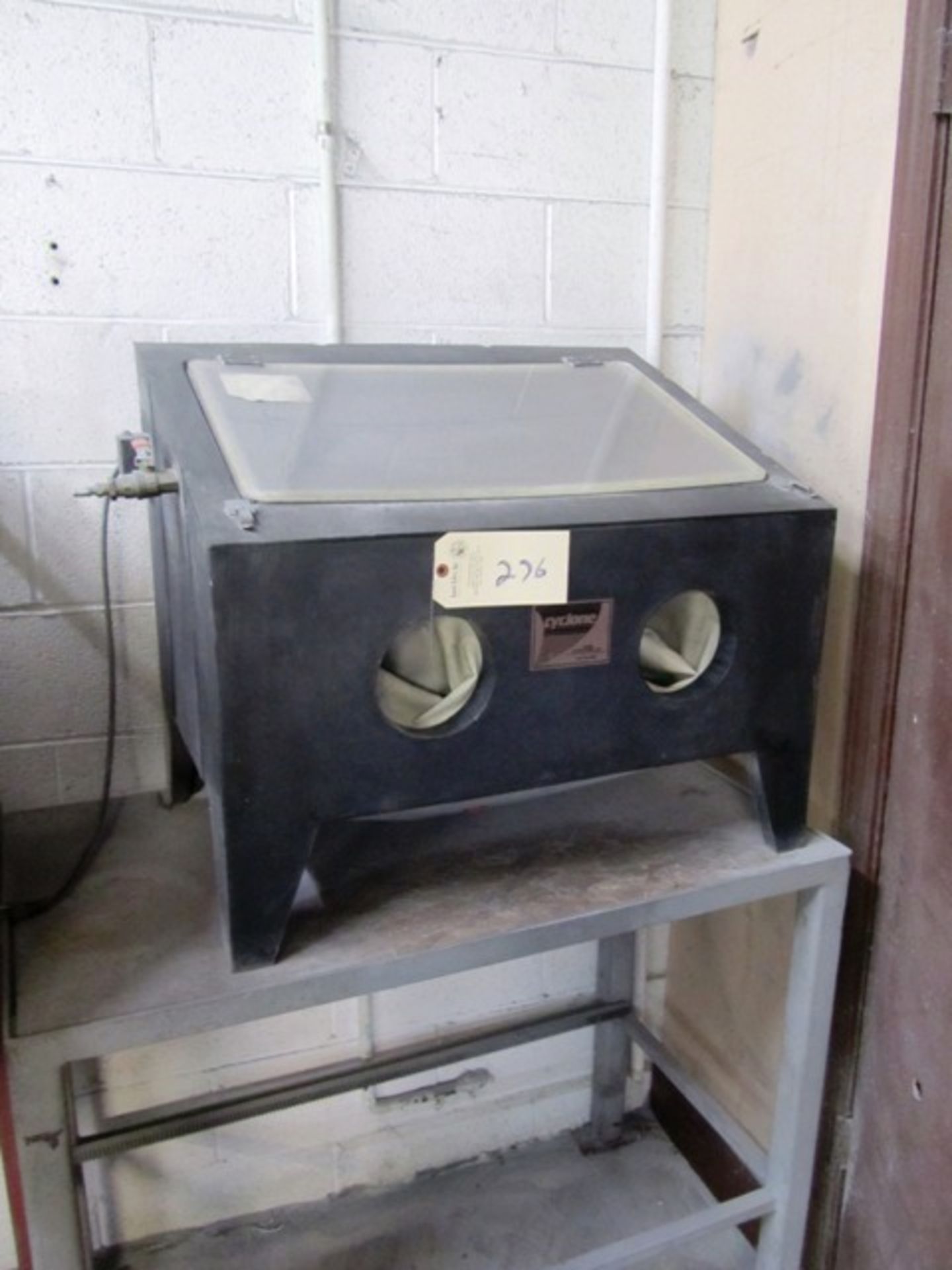 Cyclone 2-Hole Reach In Type / Bench Type Blast Cabinet