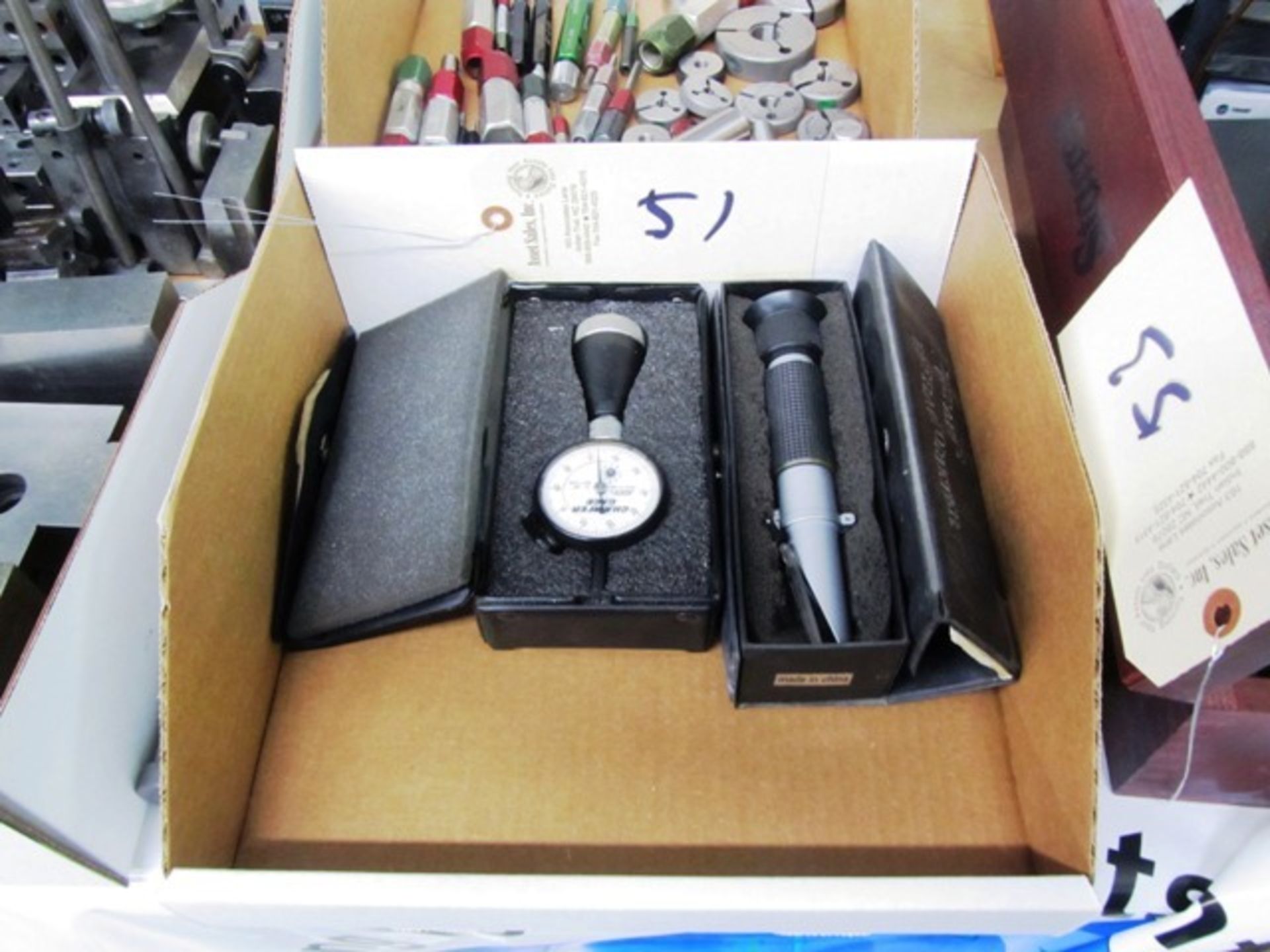 (1) Chamfer Gauge & (1) Refractometer