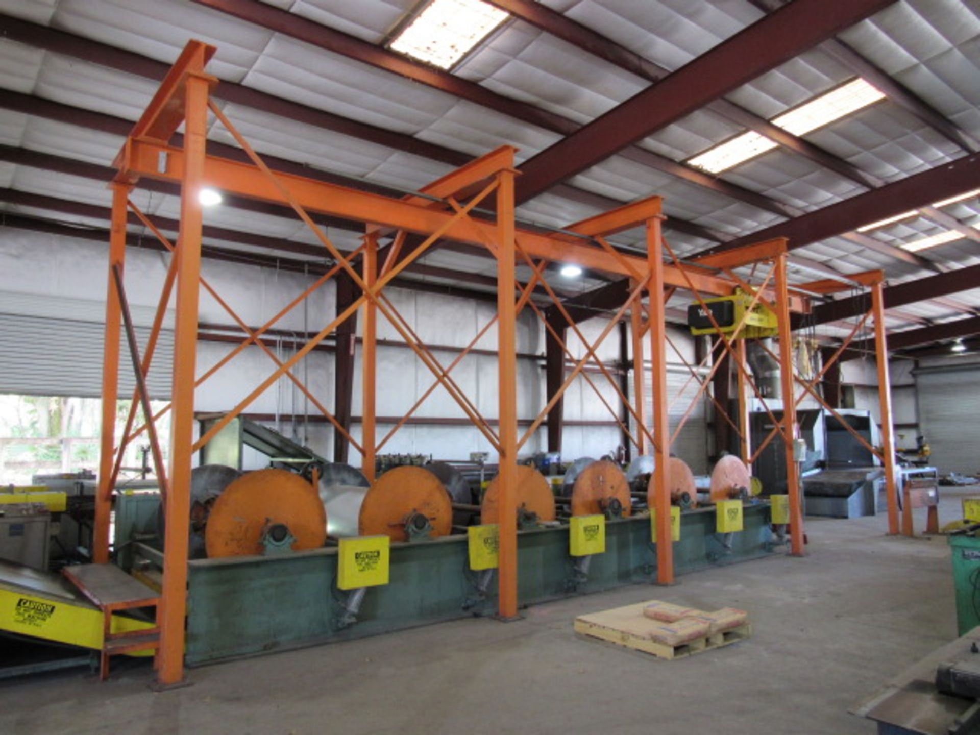 Yale Series 2000 10 Ton Freestanding Monorail Overhead Hoist System - Image 3 of 9